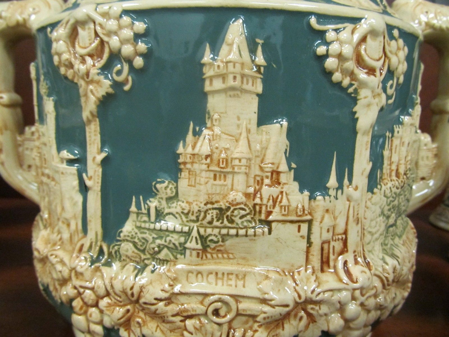 11 PIECE GERMAN CIDER SET - SCENES OF FAMOUS GERMAN CASTLES - Bay Colony Antiques Porcelain