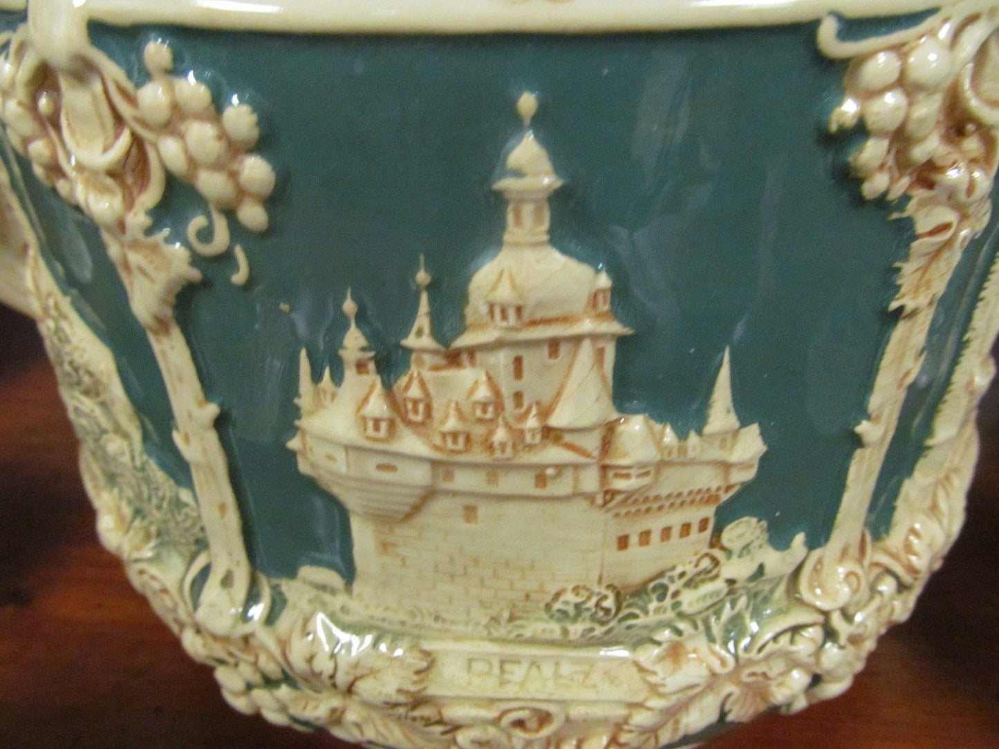 11 PIECE GERMAN CIDER SET - SCENES OF FAMOUS GERMAN CASTLES - Bay Colony Antiques Porcelain