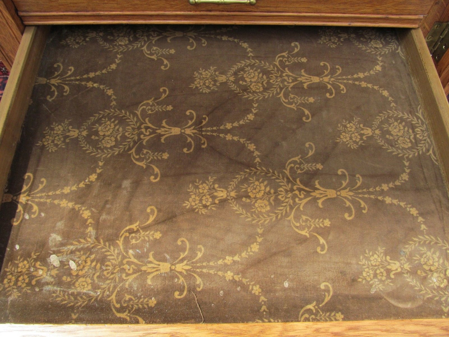 14 DRAWER OAK RAISED PANELED LOCKSIDE JEWELERS CABINET - THE ABSOLUTE FINEST!!! - Bay Colony Antiques File Cabinet
