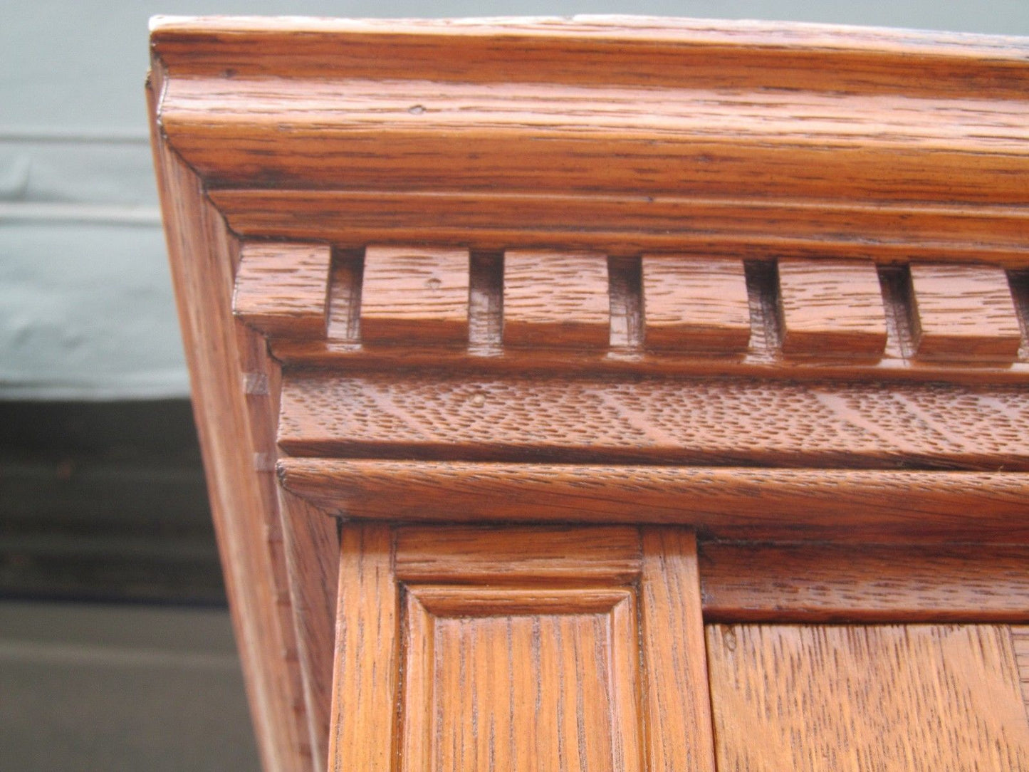 14 DRAWER OAK RAISED PANELED LOCKSIDE JEWELERS CABINET - THE ABSOLUTE FINEST!!! - Bay Colony Antiques File Cabinet