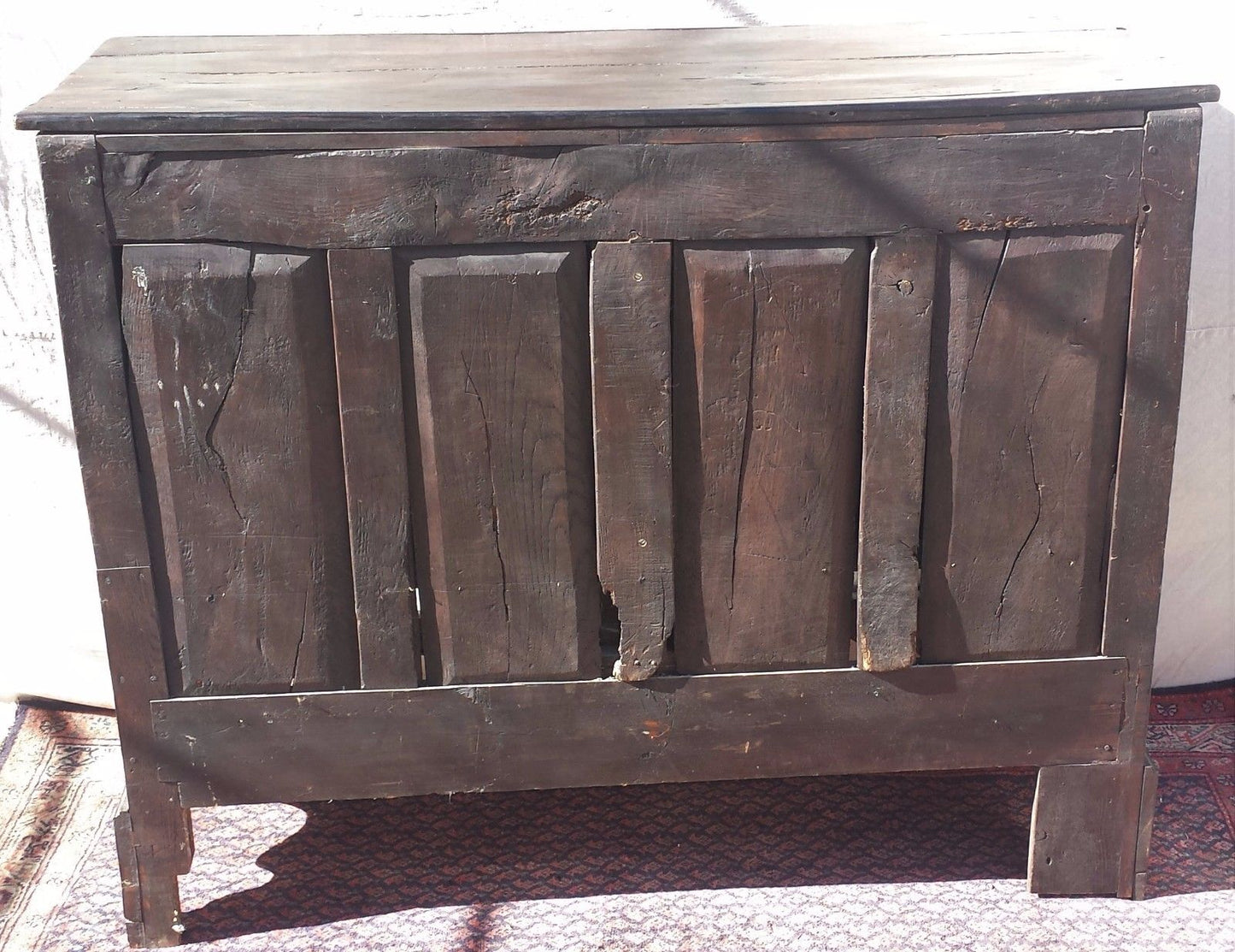 17TH CENTURY WILLIAM & MARY SIDEBOARD CONSOLE IN OAK & YEW - MUST SEE! - Bay Colony Antiques Antiques:Furniture:Sideboards & Buffets:Pre - 1800