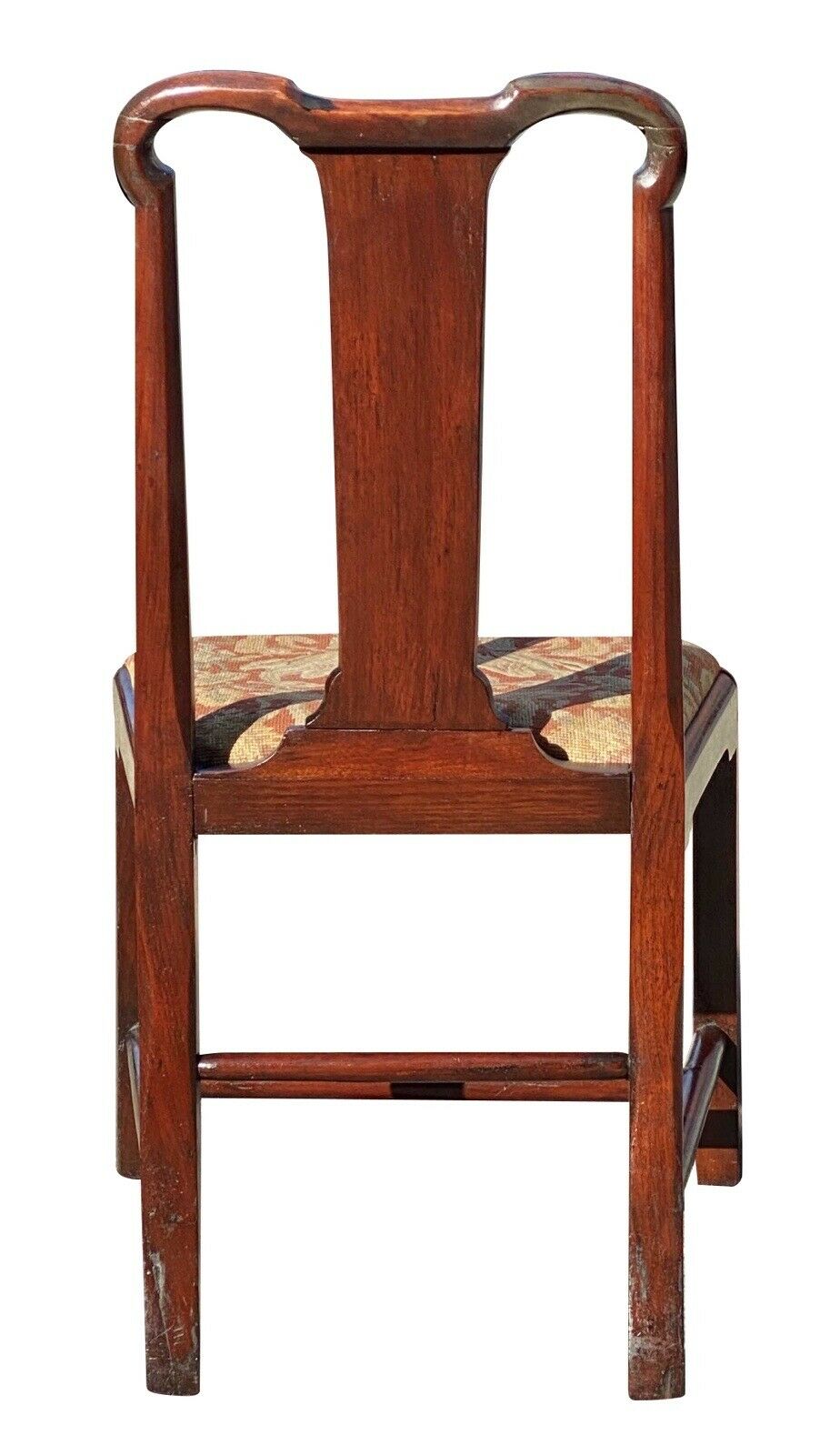 18th Antique George Iii Walnut Side Chair W/ Needlepoint Seat - Bay Colony Antiques Antiques:Furniture:Chairs