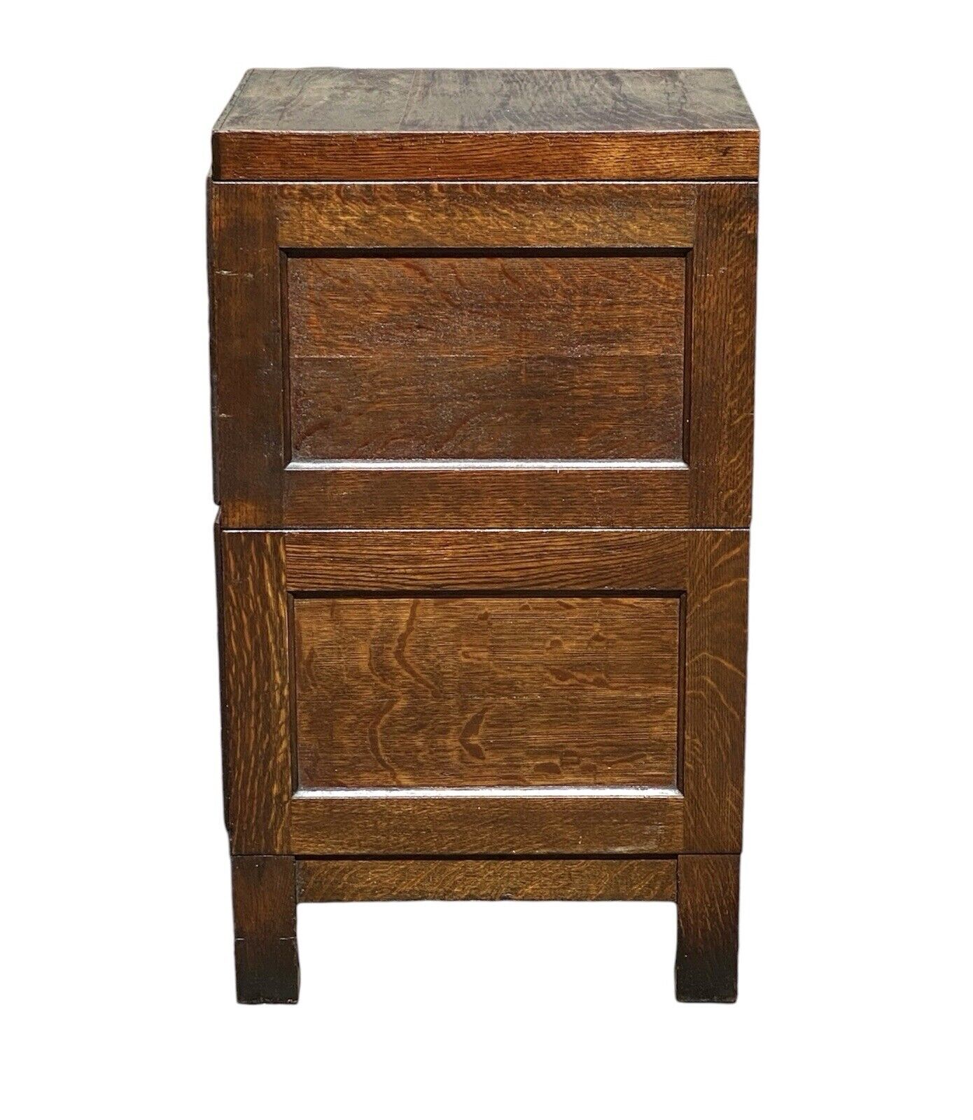 Early 20th Century Antique Arts & Crafts Shaw Walker Oak Stacking File Cabinet