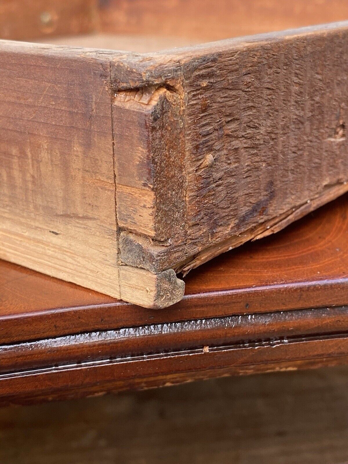 Antique Massachusetts 3 Drawer Dropleaf Worktable With Rope Carved Legs
