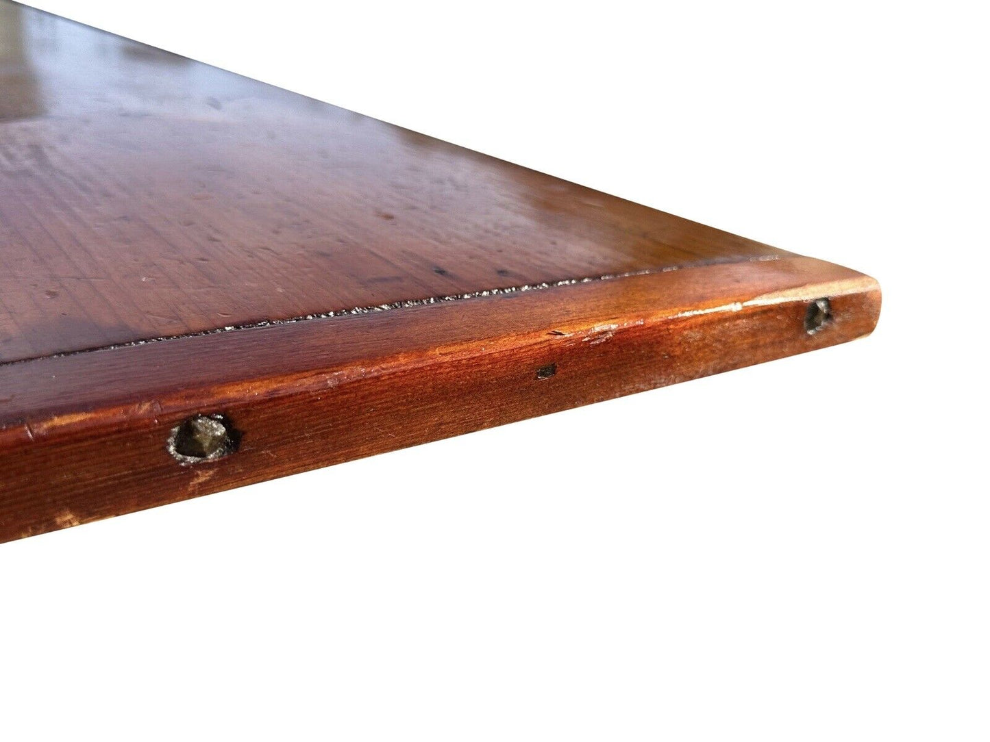 Late 19th Century Antique Nantucket Sawbuck Dining Table With Breadboard Ends
