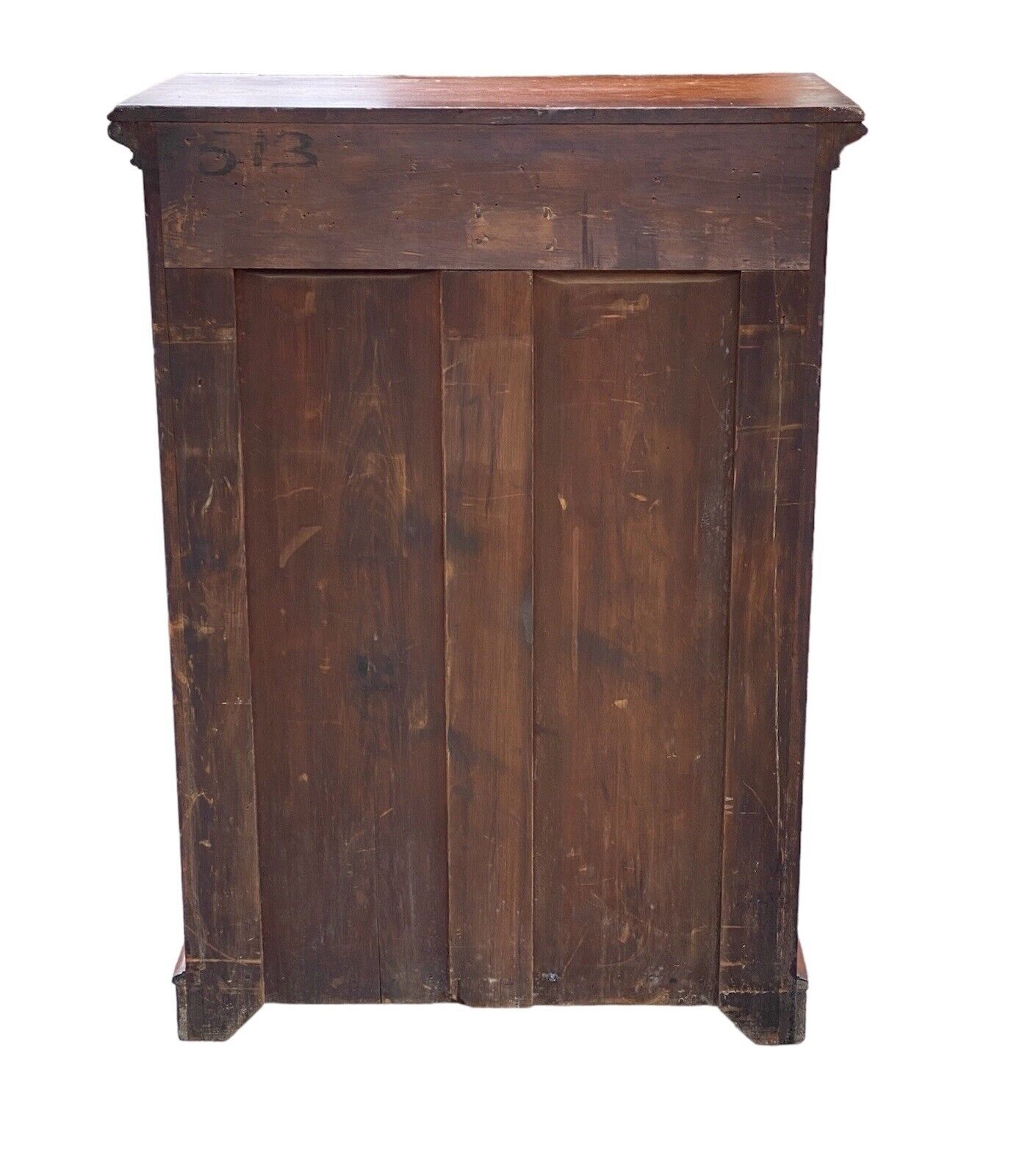 Antique Victorian Lockside Chest of Drawers with Fall Front Desk Section