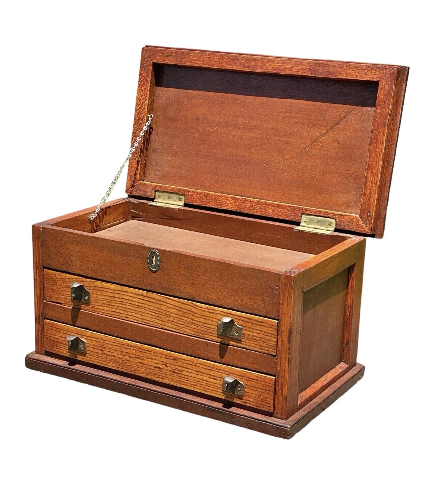 Antique Victorian Sewing Cabinet / Small File Cabinet - Legal & Letter Size
