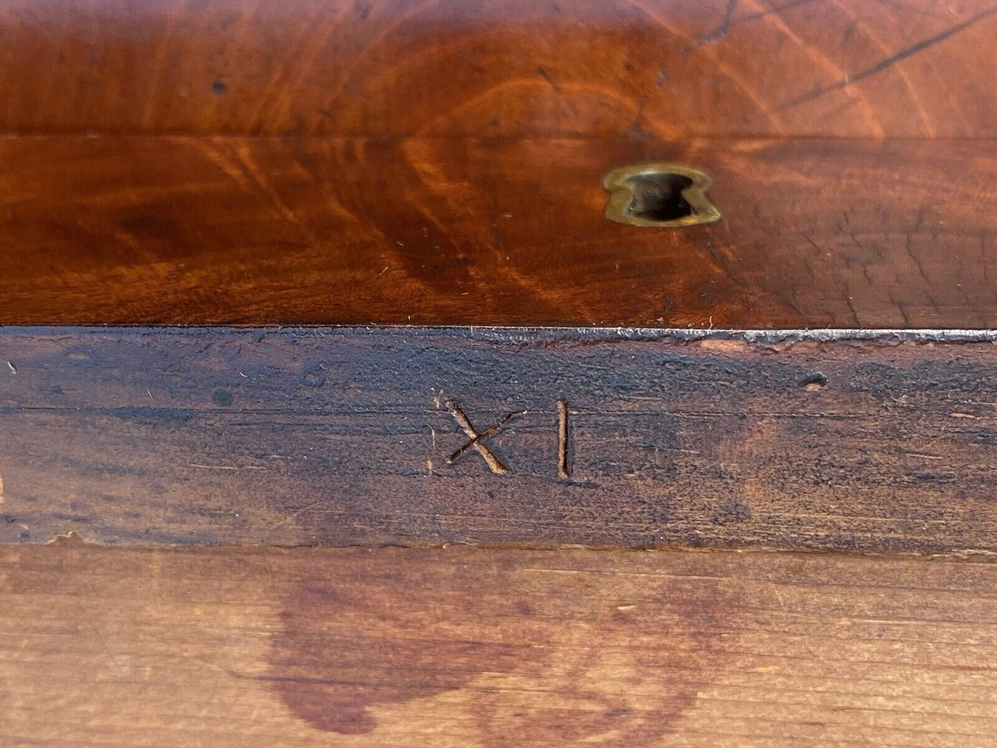 Antique Massachusetts 3 Drawer Dropleaf Worktable With Rope Carved Legs