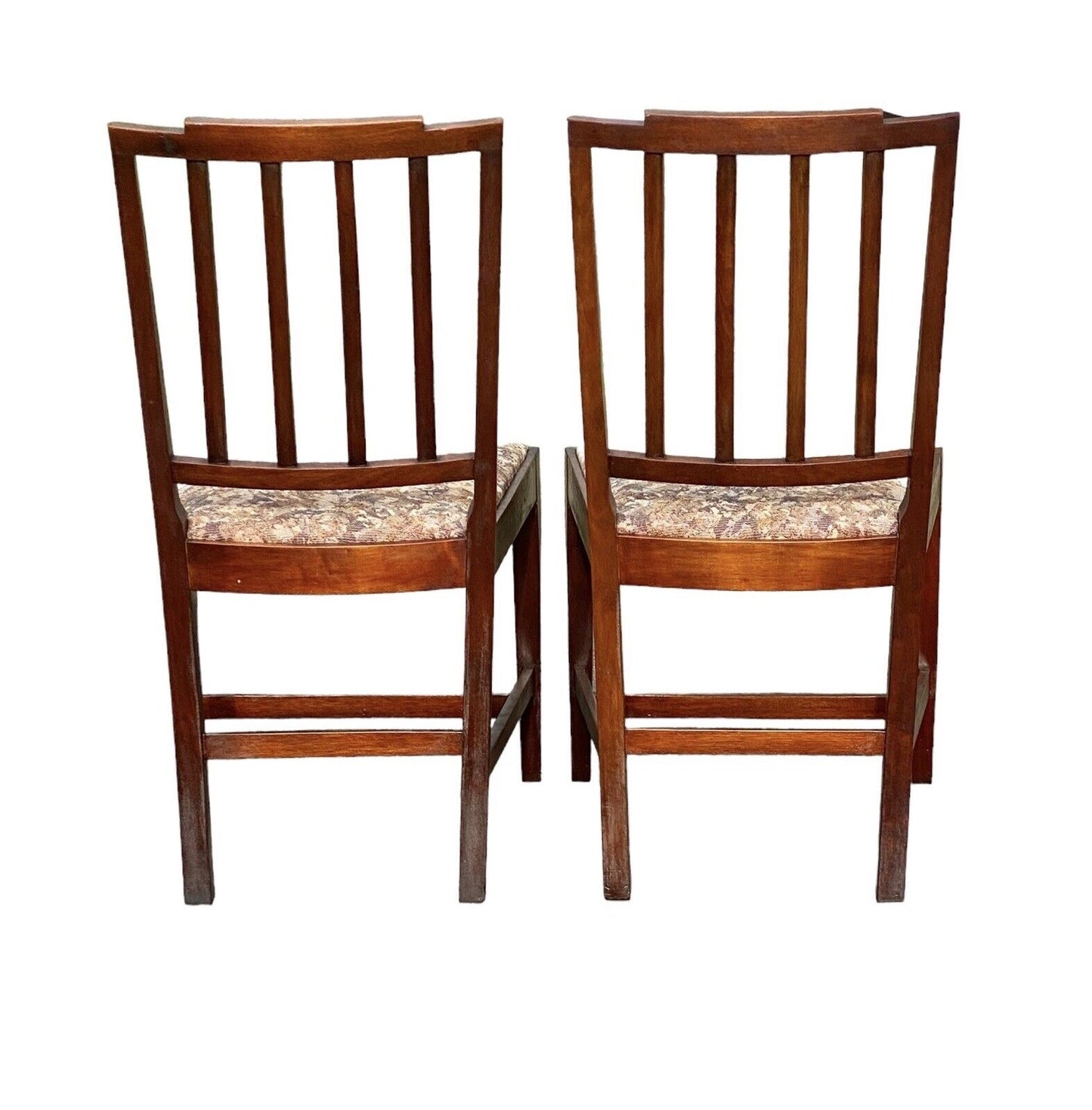 Antique Set Of 4 Sheraton Mahogany Dining Chairs with Satinwood Inlay CA 1920