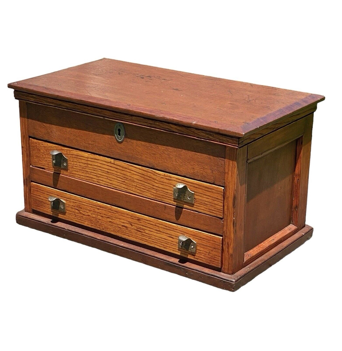 Antique Victorian Sewing Cabinet / Small File Cabinet - Legal & Letter Size