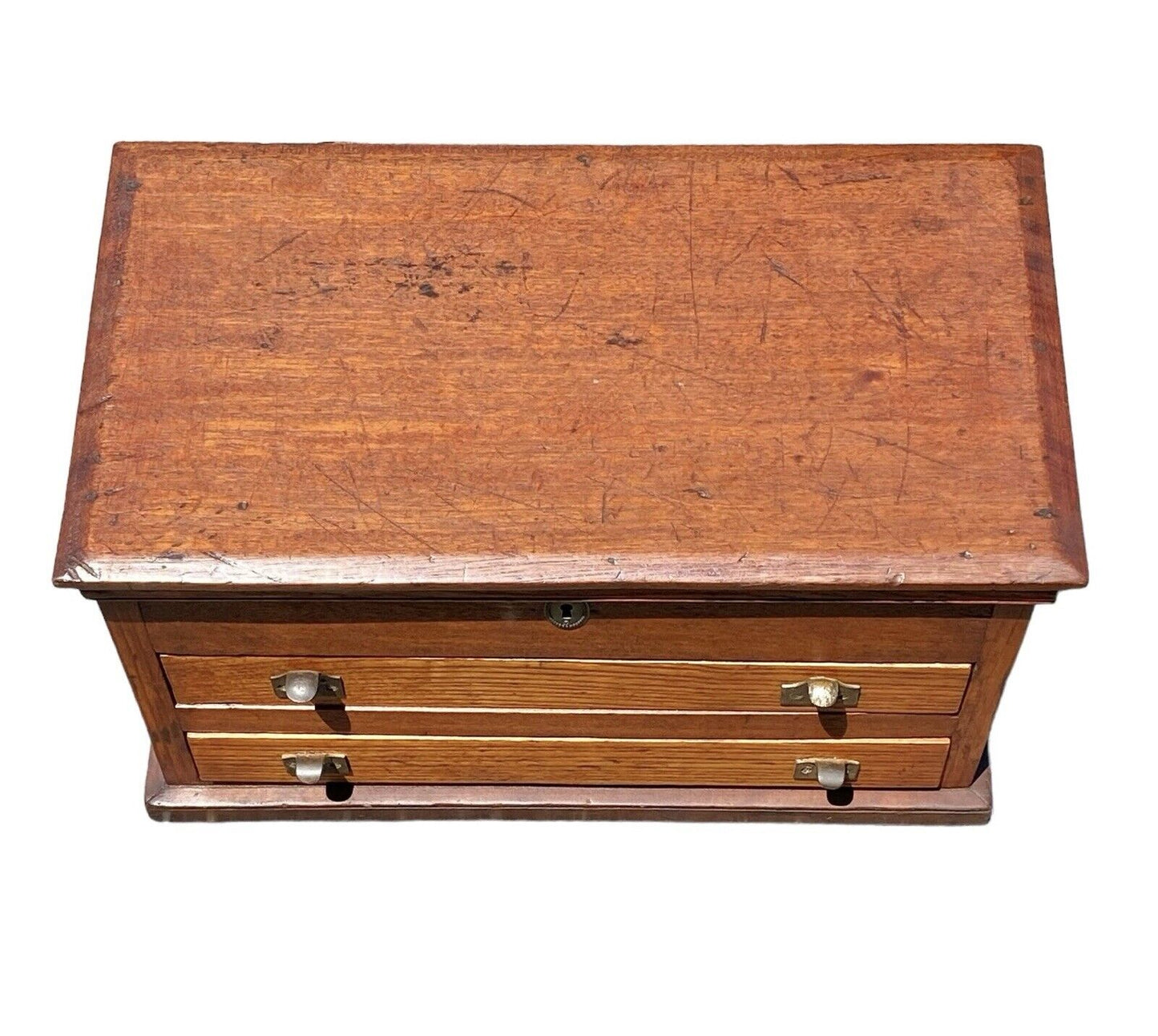 Antique Victorian Sewing Cabinet / Small File Cabinet - Legal & Letter Size