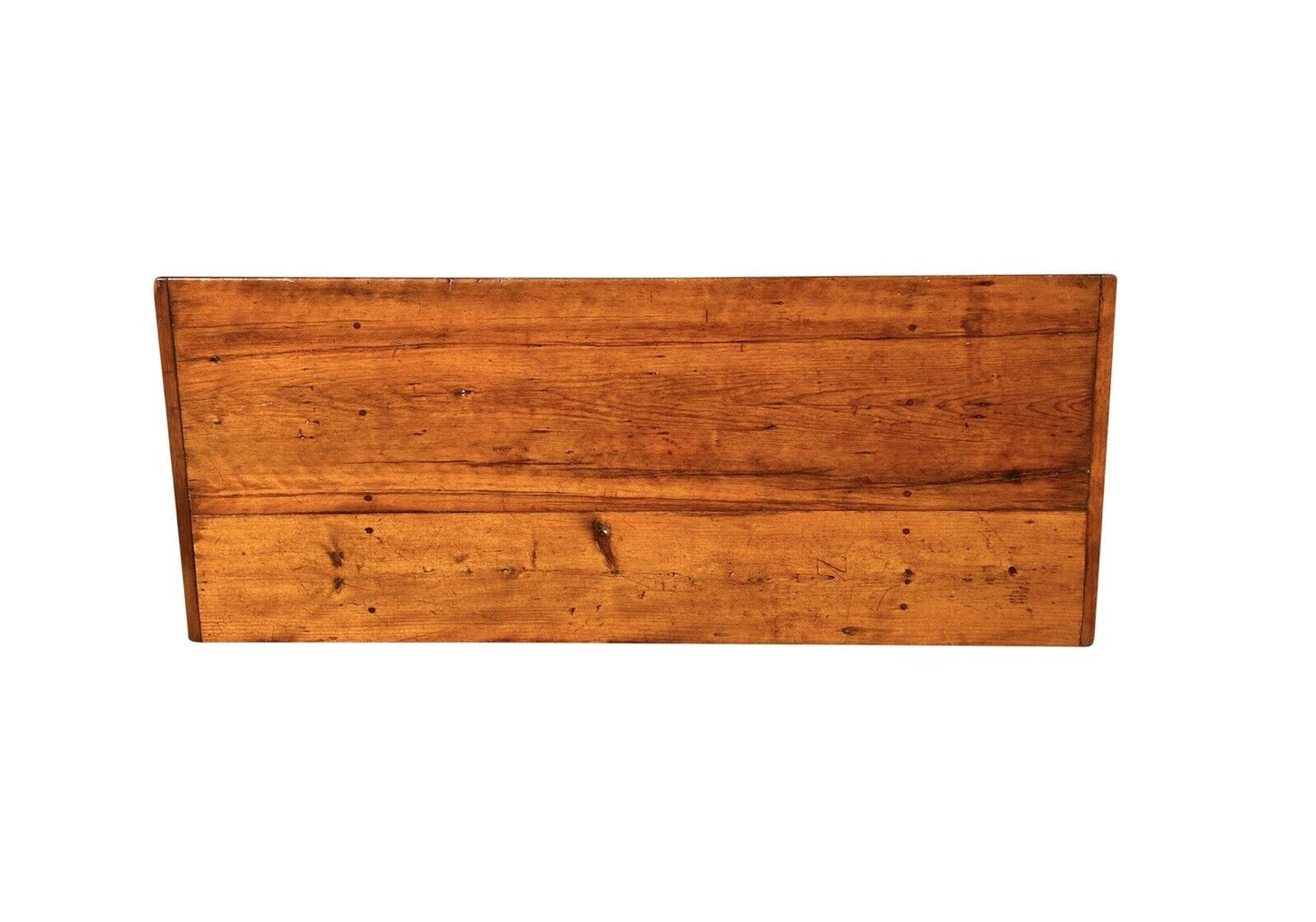 Late 19th Century Antique Nantucket Sawbuck Dining Table With Breadboard Ends