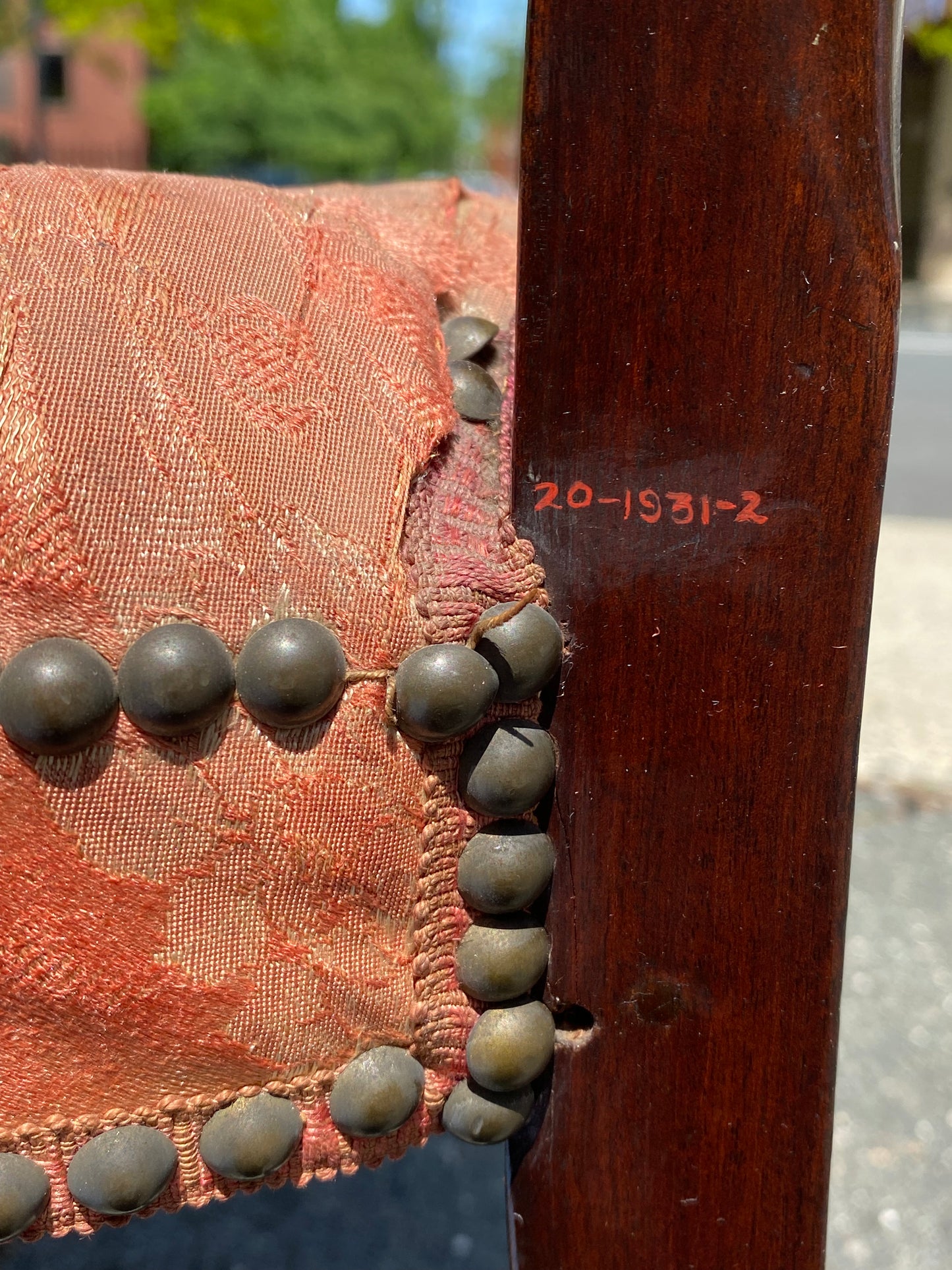 Important 18th Century Federal Shieldback Side Chair With Rare Cornucopia Design