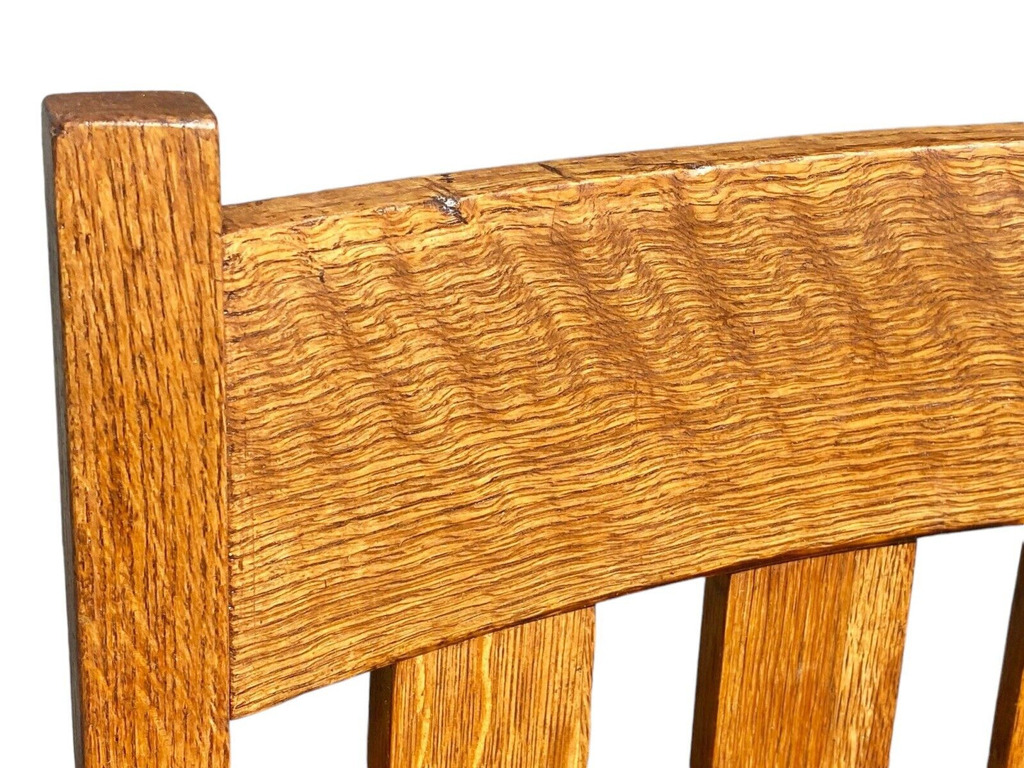 Antique Arts & Crafts / Mission Oak Settee Bench - Bay Colony Antiques Antiques:Furniture:Sofas & Chaises
