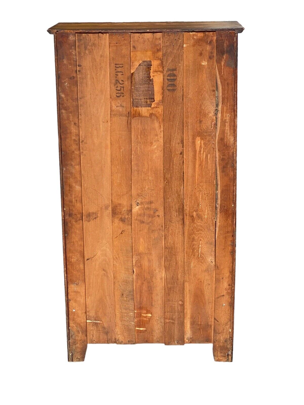 Antique Oak Bookcase / Display Cabinet with Glass Door - Larkin - Bay Colony Antiques Antiques:Furniture:Cabinets & Cupboards