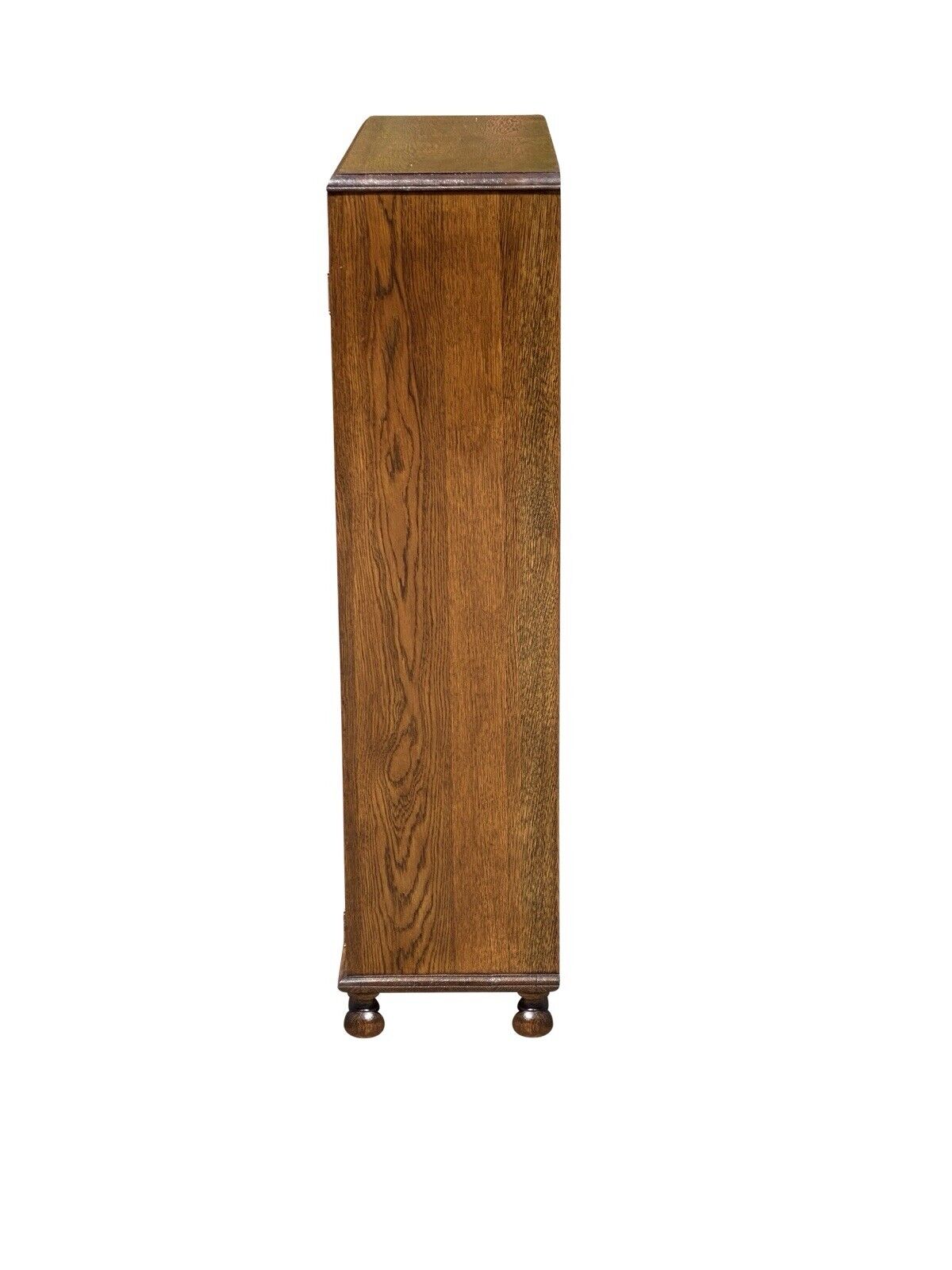 Antique Victorian Tiger Oak Double Door Bookcase With Grotesque Carved Frieze - Bay Colony Antiques Antiques:Furniture:Bookcases