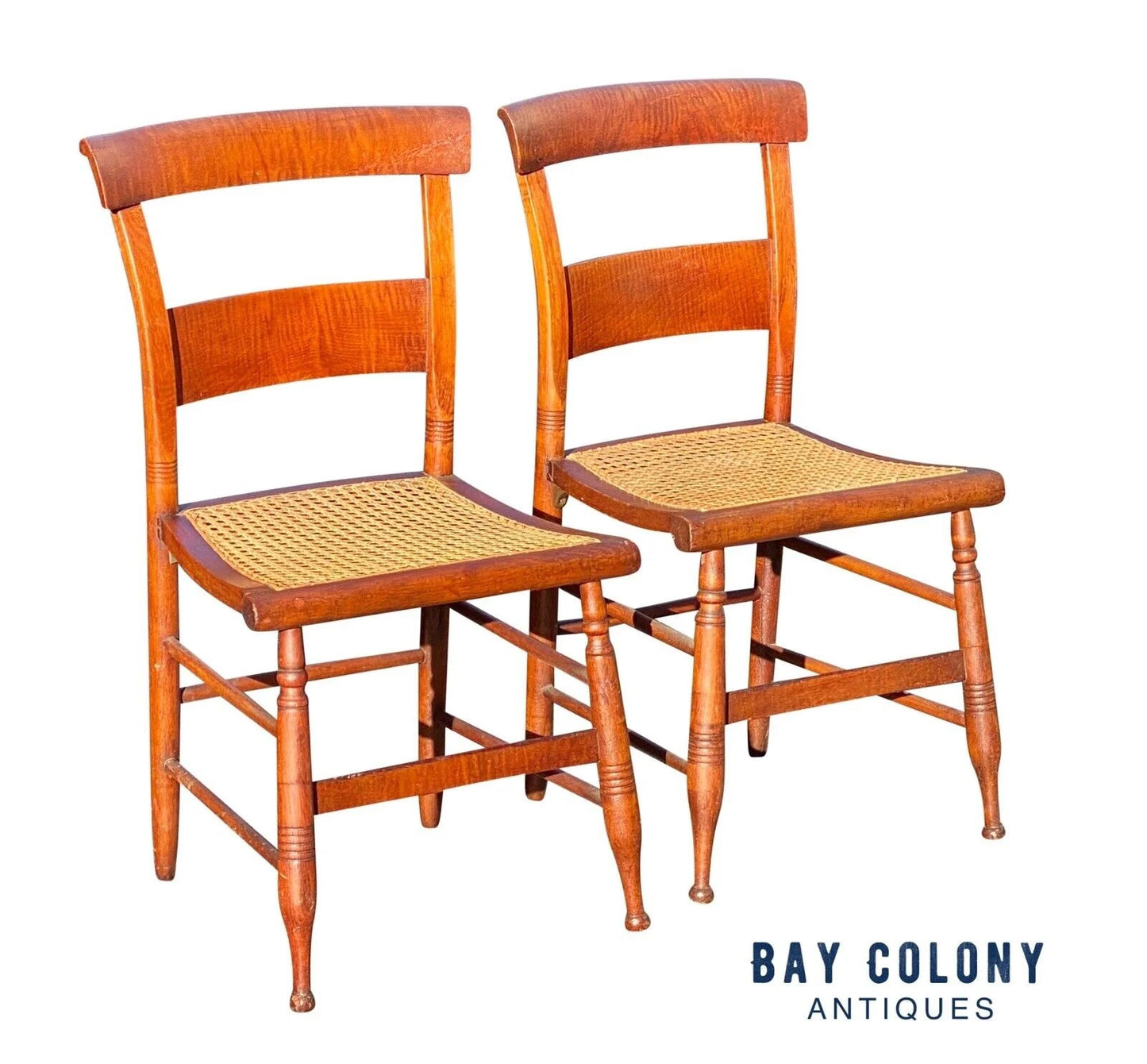 Set of 4 Maple chairs - Bay Colony Antiques