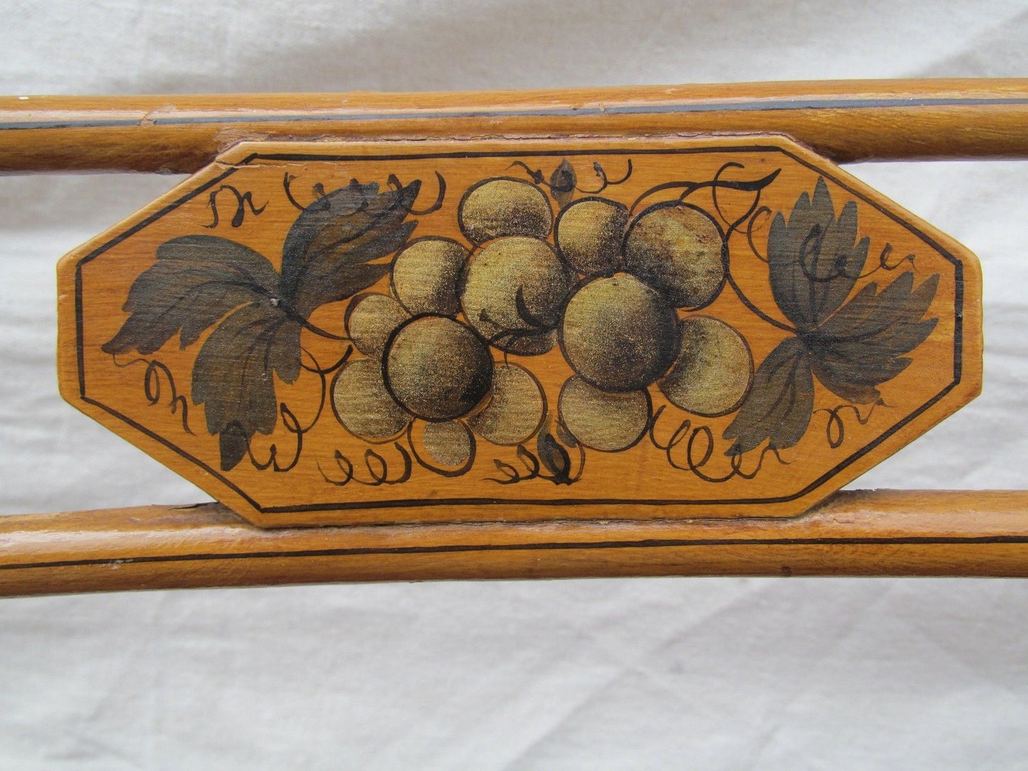 SET OF 8 SHERATON PERIOD FANCY PAINTED CHAIRS CIRCA 1820 IN BEST PAINT SURFACE