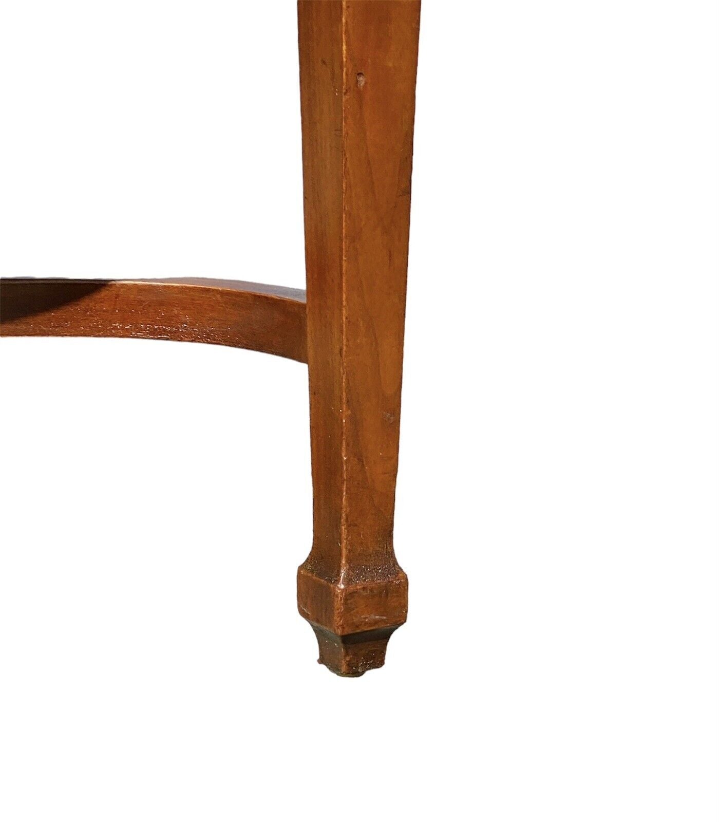 Antique Pair Of Walnut Armchairs with Leather Backs - Milwaukee Chair Company