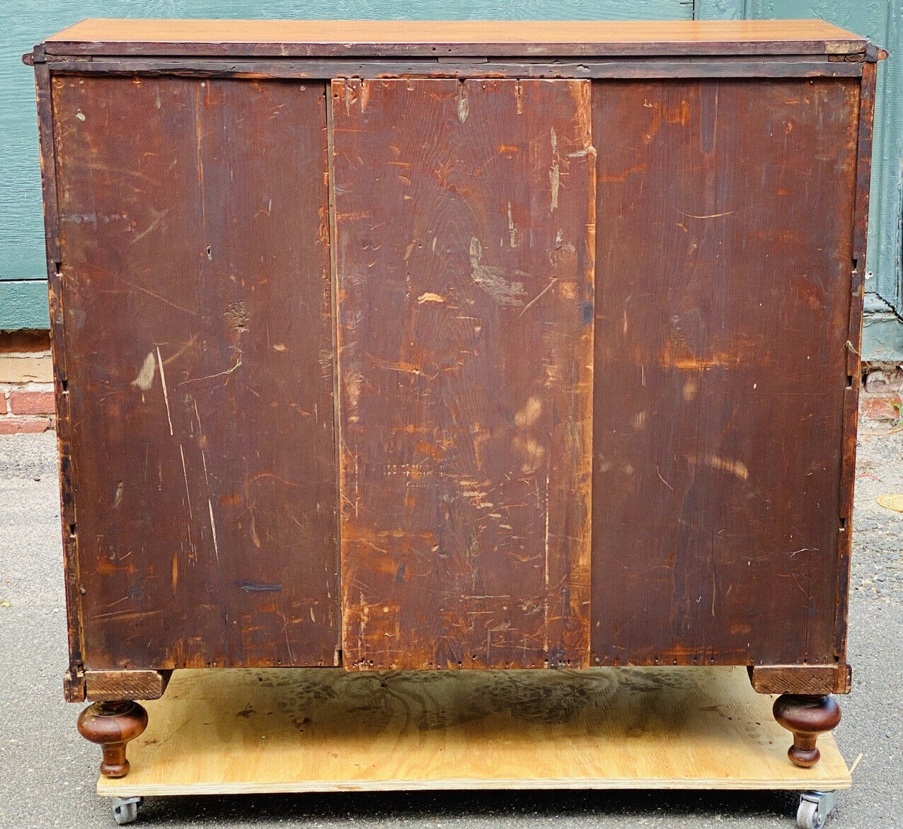 19TH C ANTIQUE FEDERAL PERIOD CLASSICAL MAHOGANY CYLINDER ROLL DESK