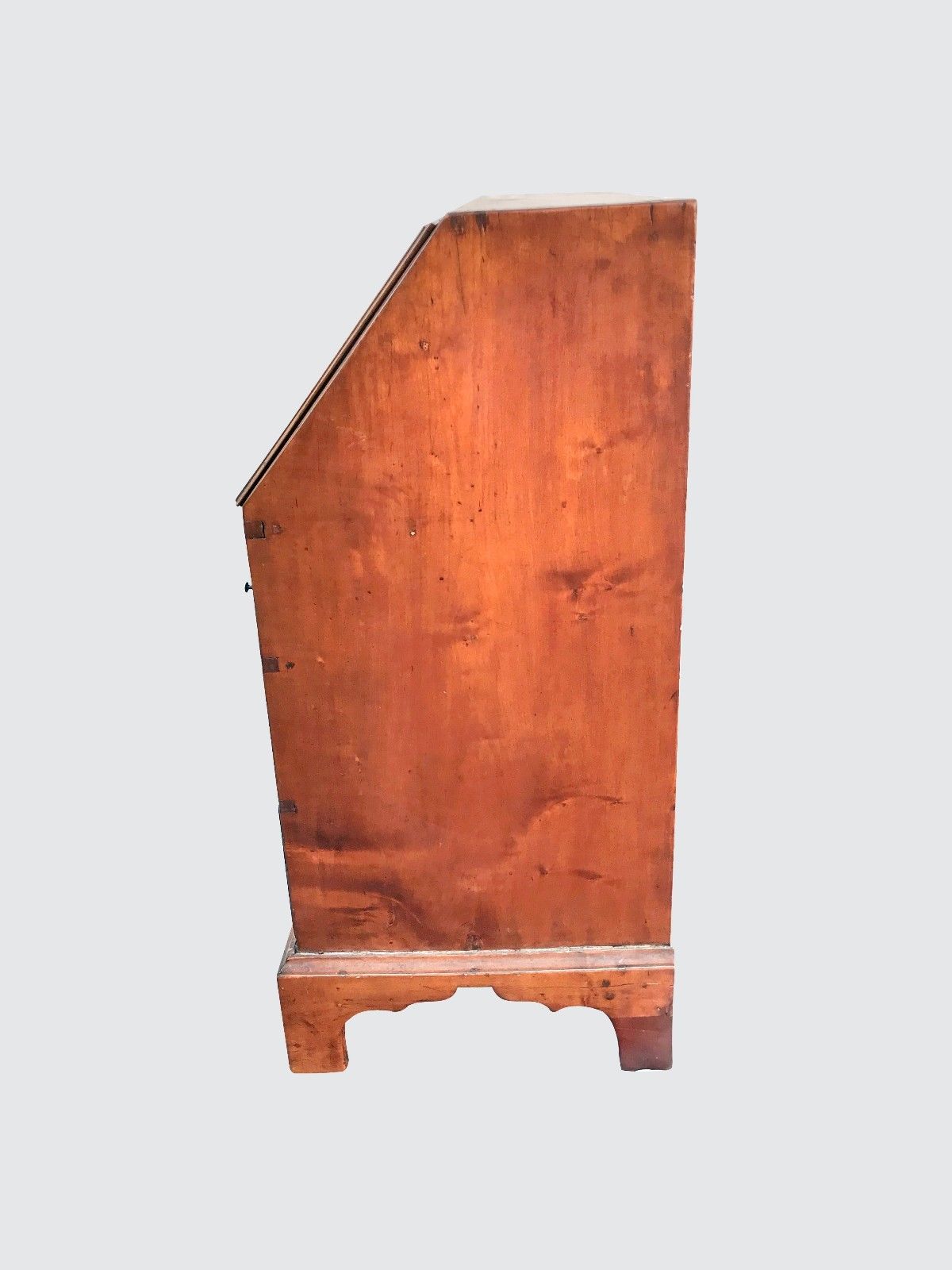 18TH CENTURY QUEEN ANNE PERIOD TIGER MAPLE DESK-A TREASURE!