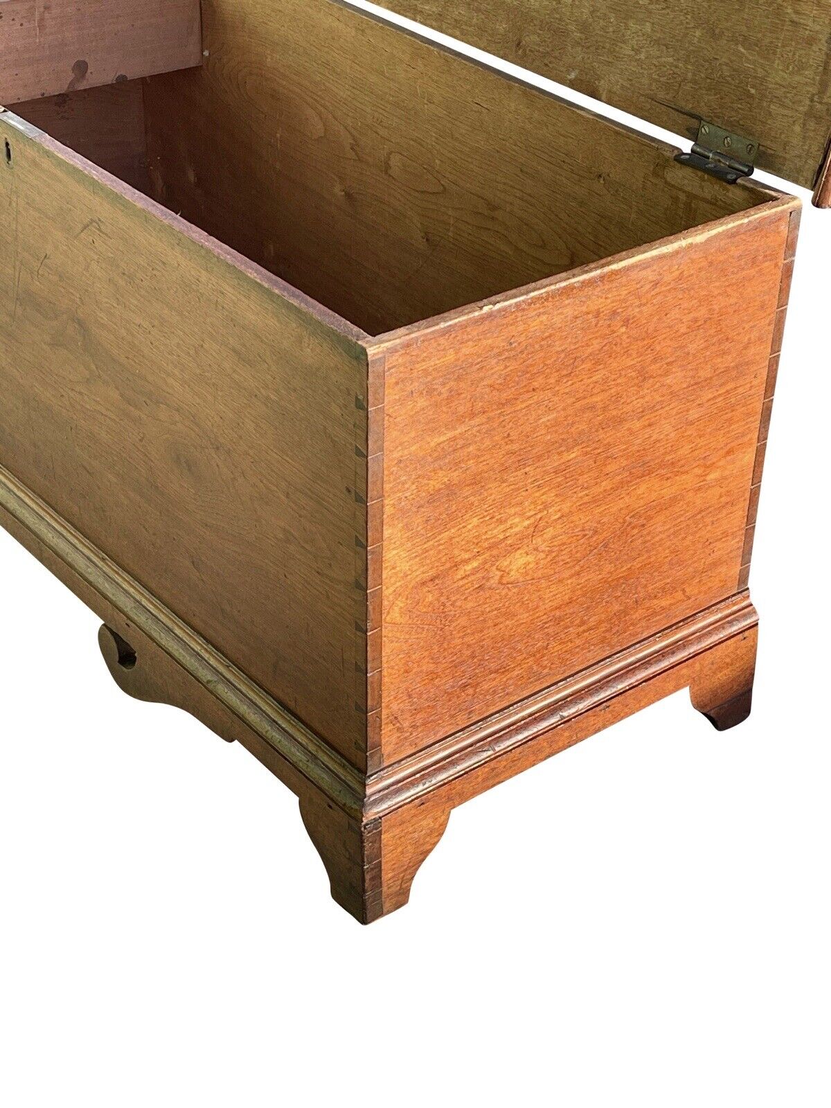 Antique Queen Anne Walnut Southern Blanket Box Circa 1780 - North Carolina