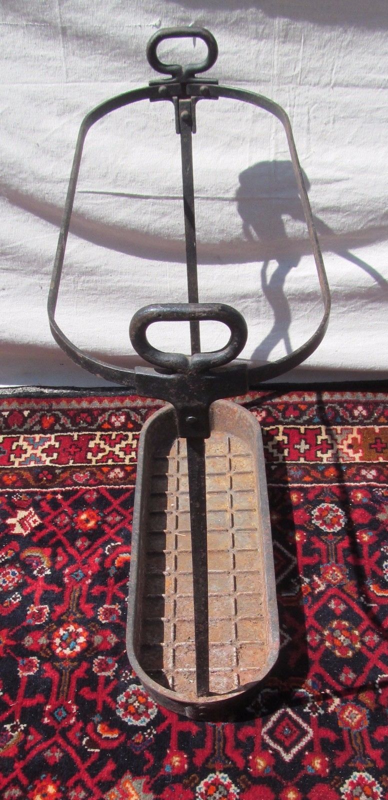 RARE VICTORIAN WROUGHT AND CAST IRON UMBRELLA STAND