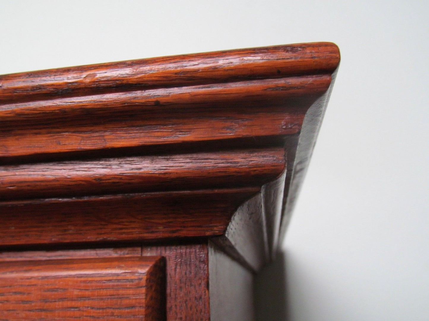 24 DRAWER VICTORIAN SOLID TIGER OAK HARDWARE CABINET-EXCELLENT PIECE!