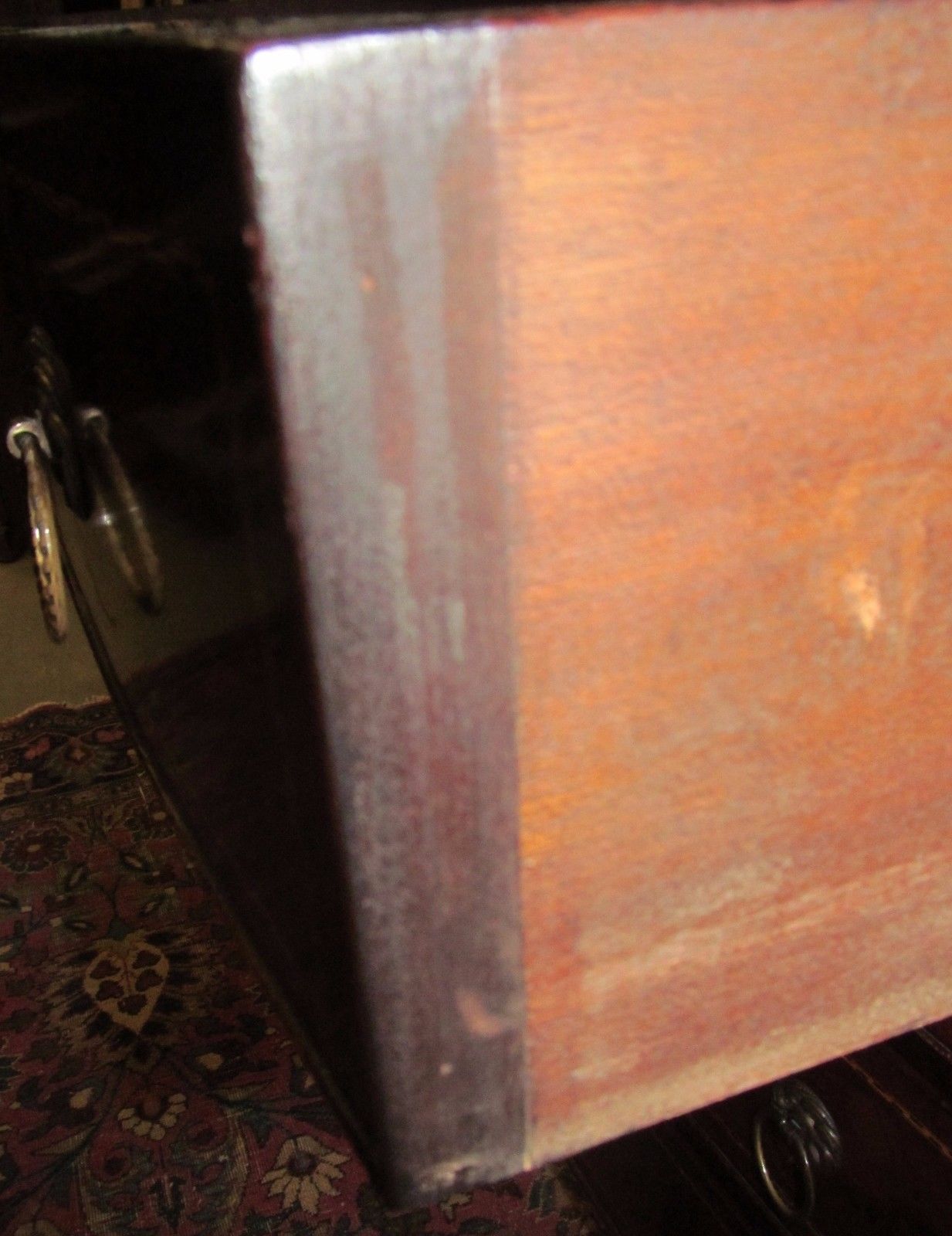 FEDERAL STYLE INLAID MAHOGANY BOW FRONT DRESSER WITH COOKIE CORNERED TOP