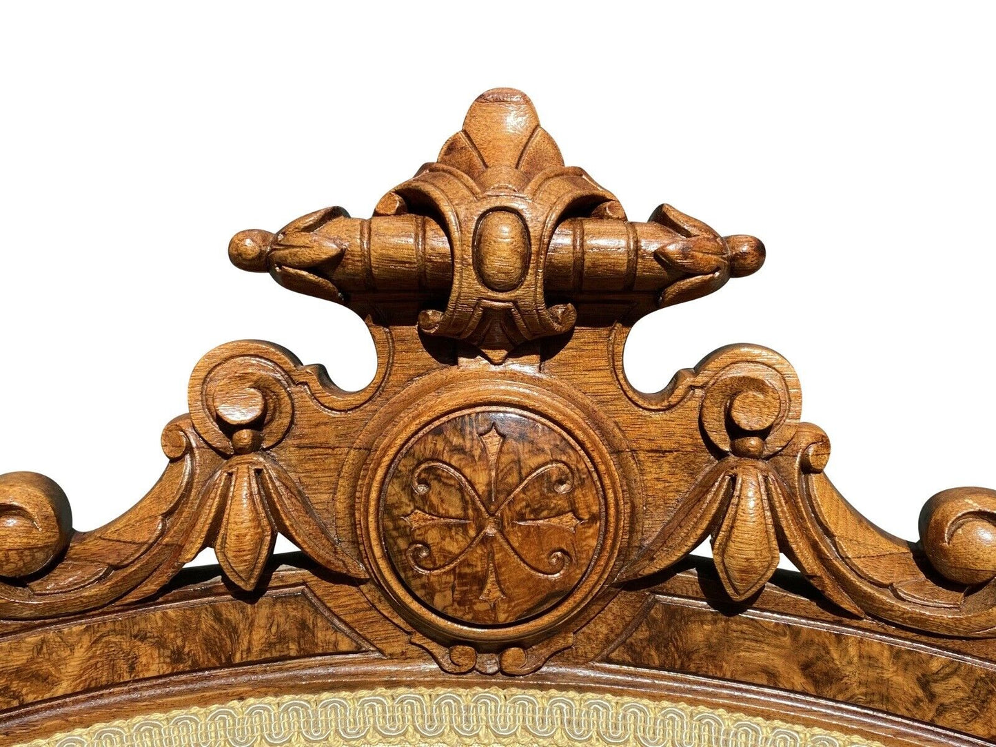 19th C Set of 4 Antique New York Victorian Renaissance Revival Parlor Chairs