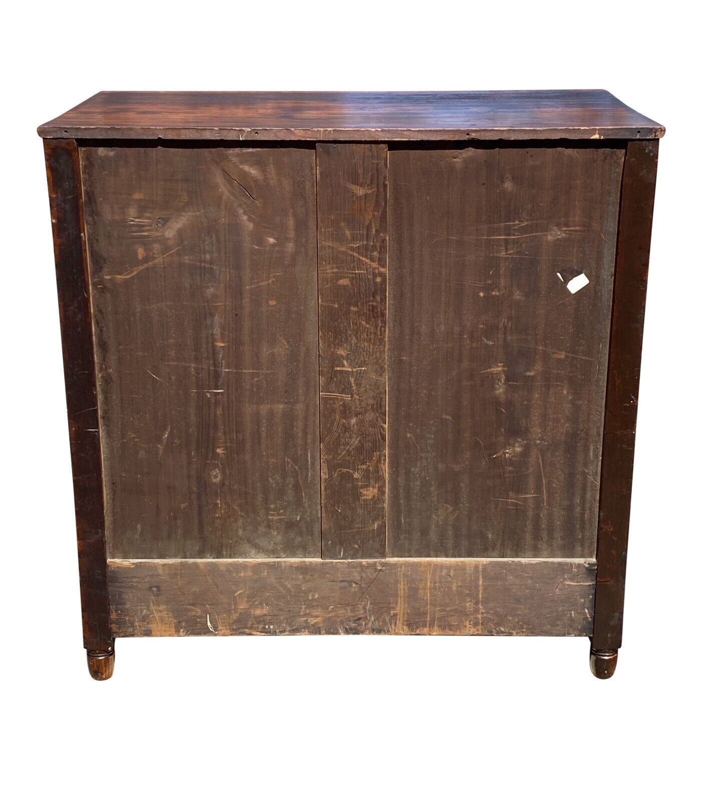 Antique New Hampshire Federal Birds Eye Maple Butlers Desk With Full Interior