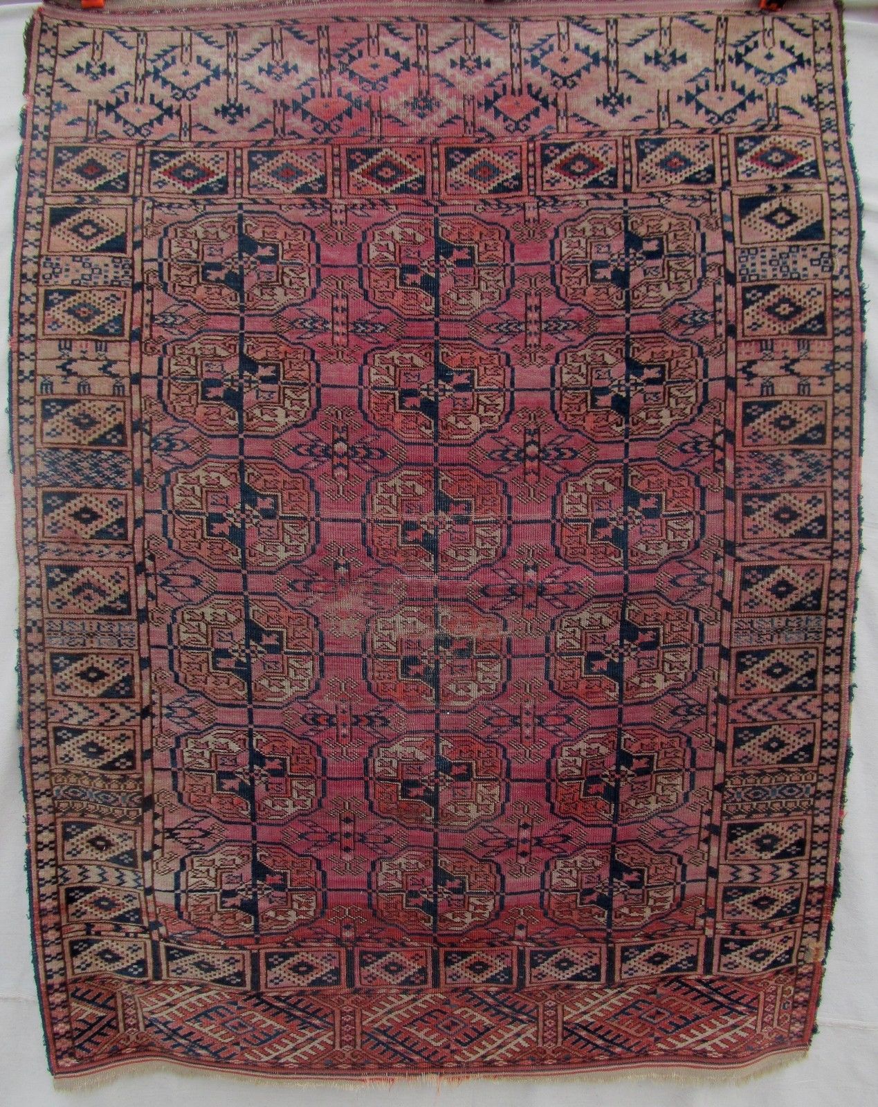 3'-"3 X 5'-5" ANTIQUE TEKKE TURKOMAN ESTATE CARPET