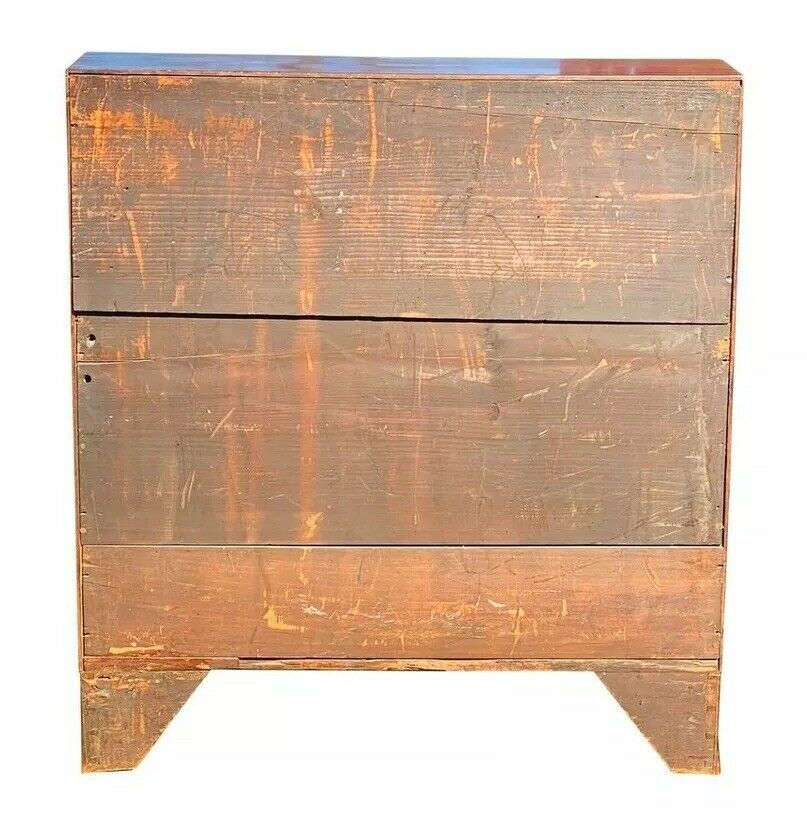 19TH C ANTIQUE AMERICAN HEPPLEWHITE MAHOGANY SLANT LID SECRETARY DESK