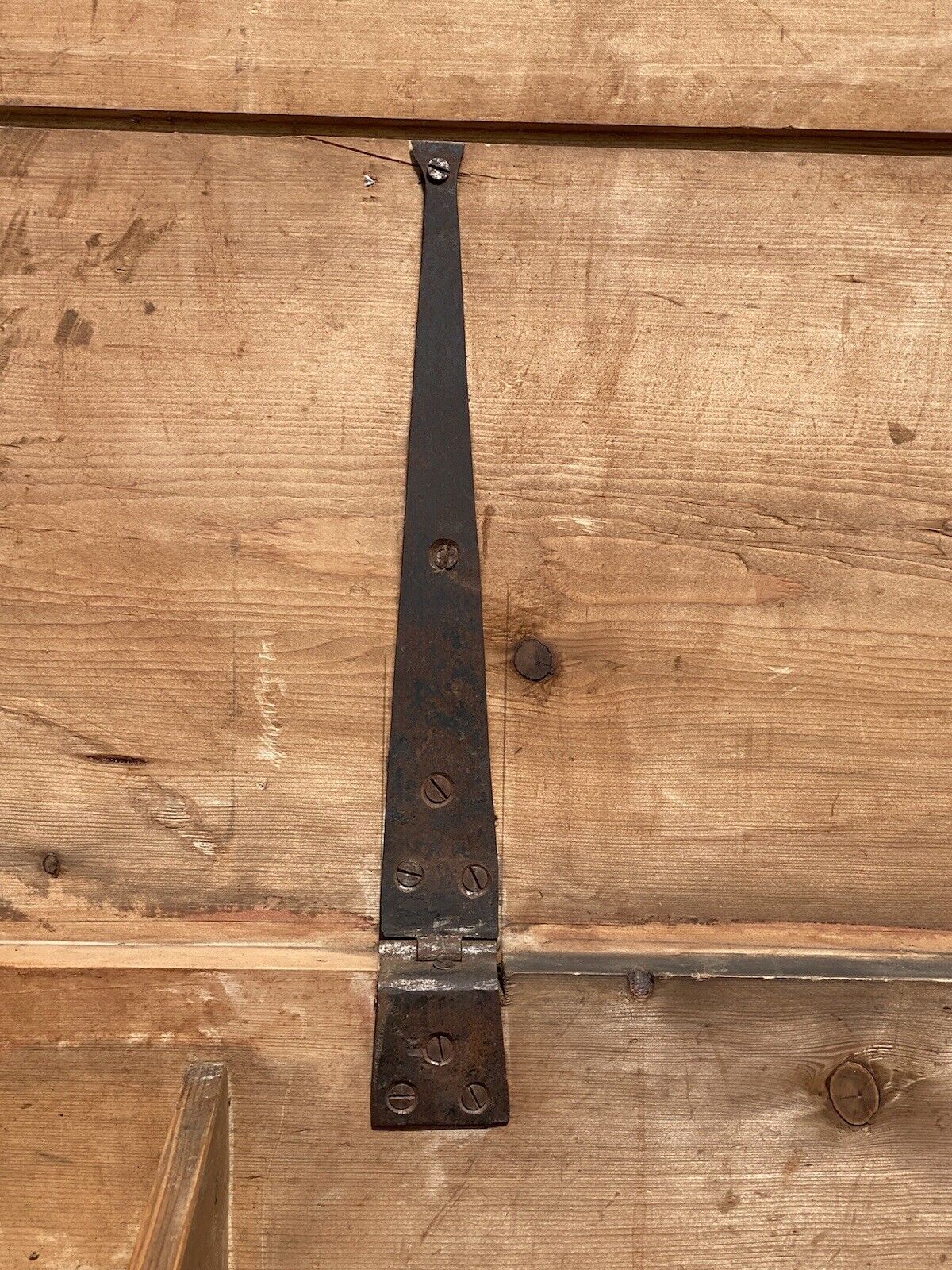 Antique Queen Anne Scrubbed Pine Blanket Chest / Blanket Box