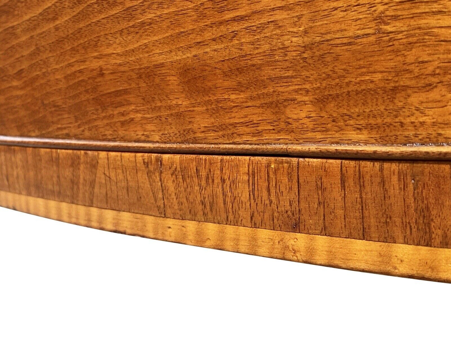 18th Century Antique Sheraton Cherry Bowfront Chest of Drawers / Dresser