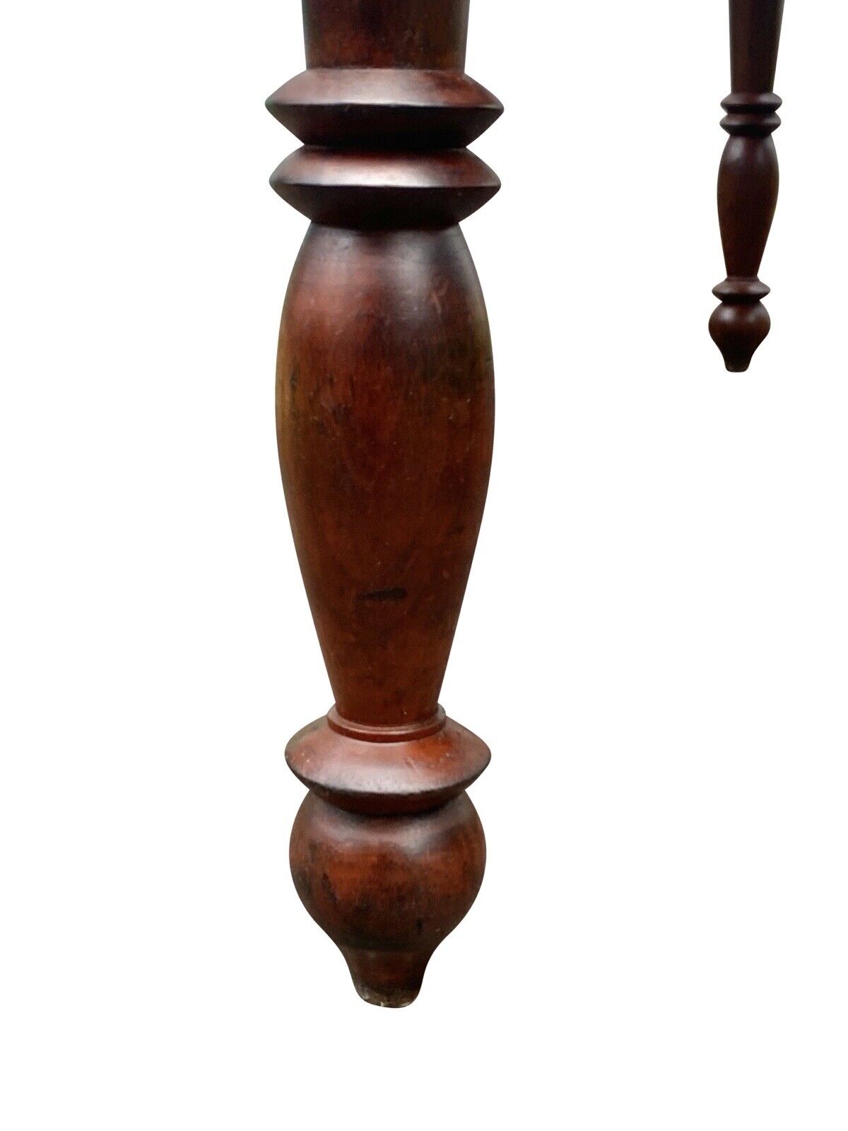 Antique New England Cherry Drop Leaf Dining Table / Farmhouse Table