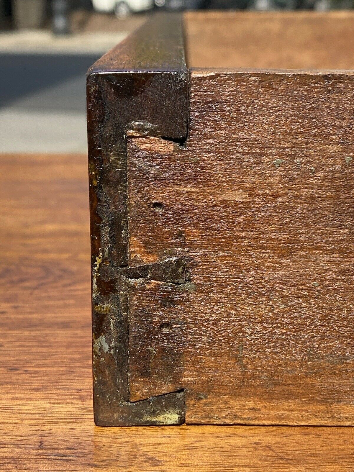 18TH C ANTIQUE FEDERAL PERIOD VIRGINIA WALNUT 1 DRAWER WORK TABLE / NIGHTSTAND