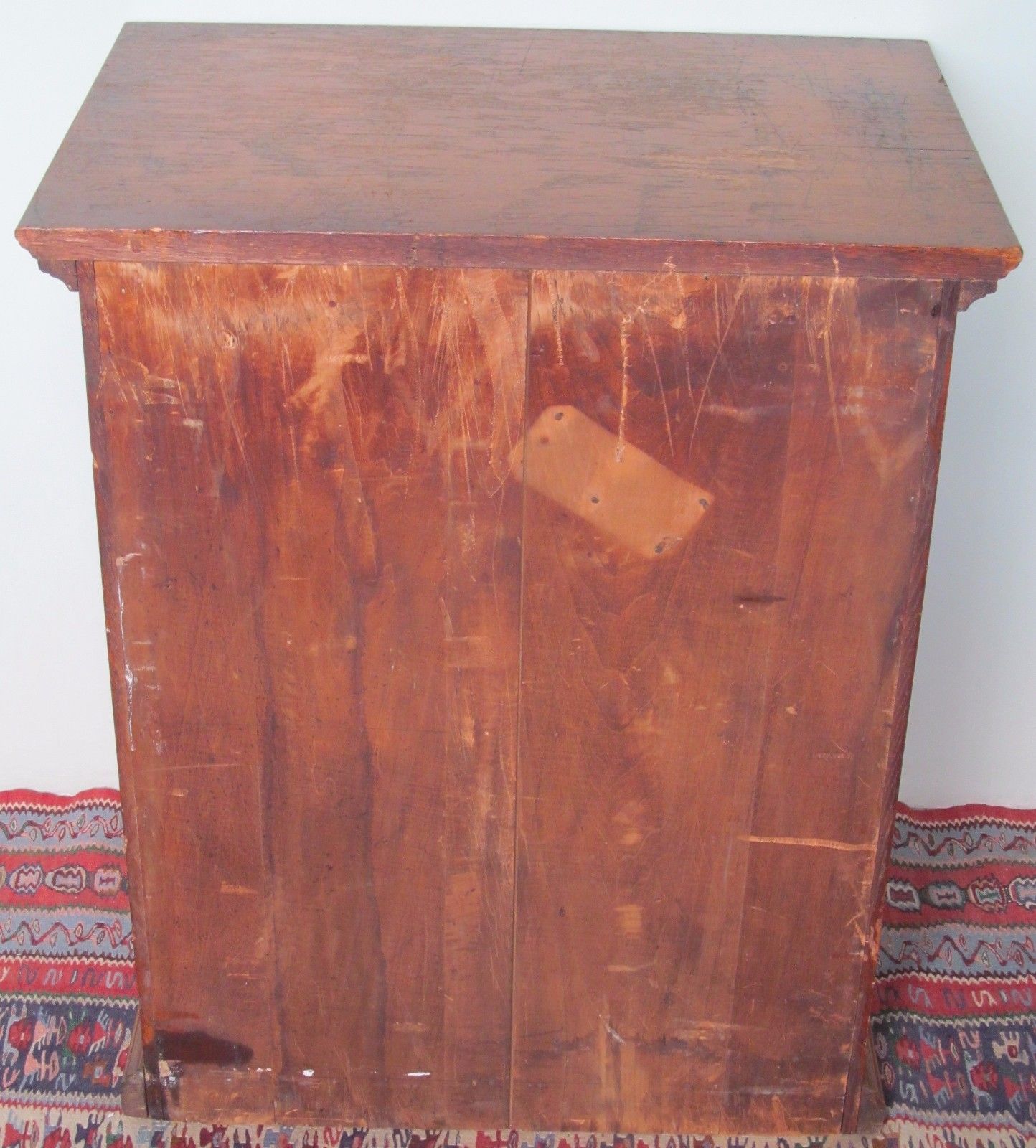 24 DRAWER VICTORIAN SOLID TIGER OAK HARDWARE CABINET-EXCELLENT PIECE!
