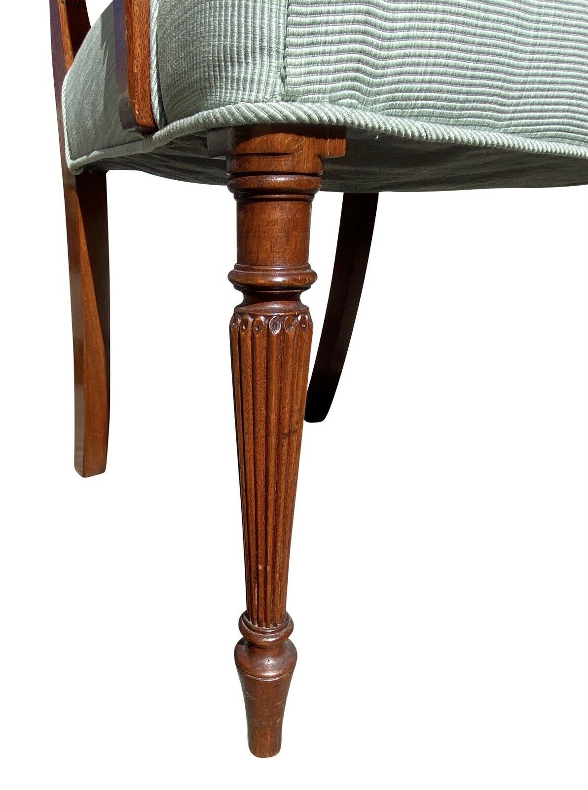 19TH C SET OF 8 ANTIQUE FEDERAL PERIOD MAHOGANY DINING CHAIRS
