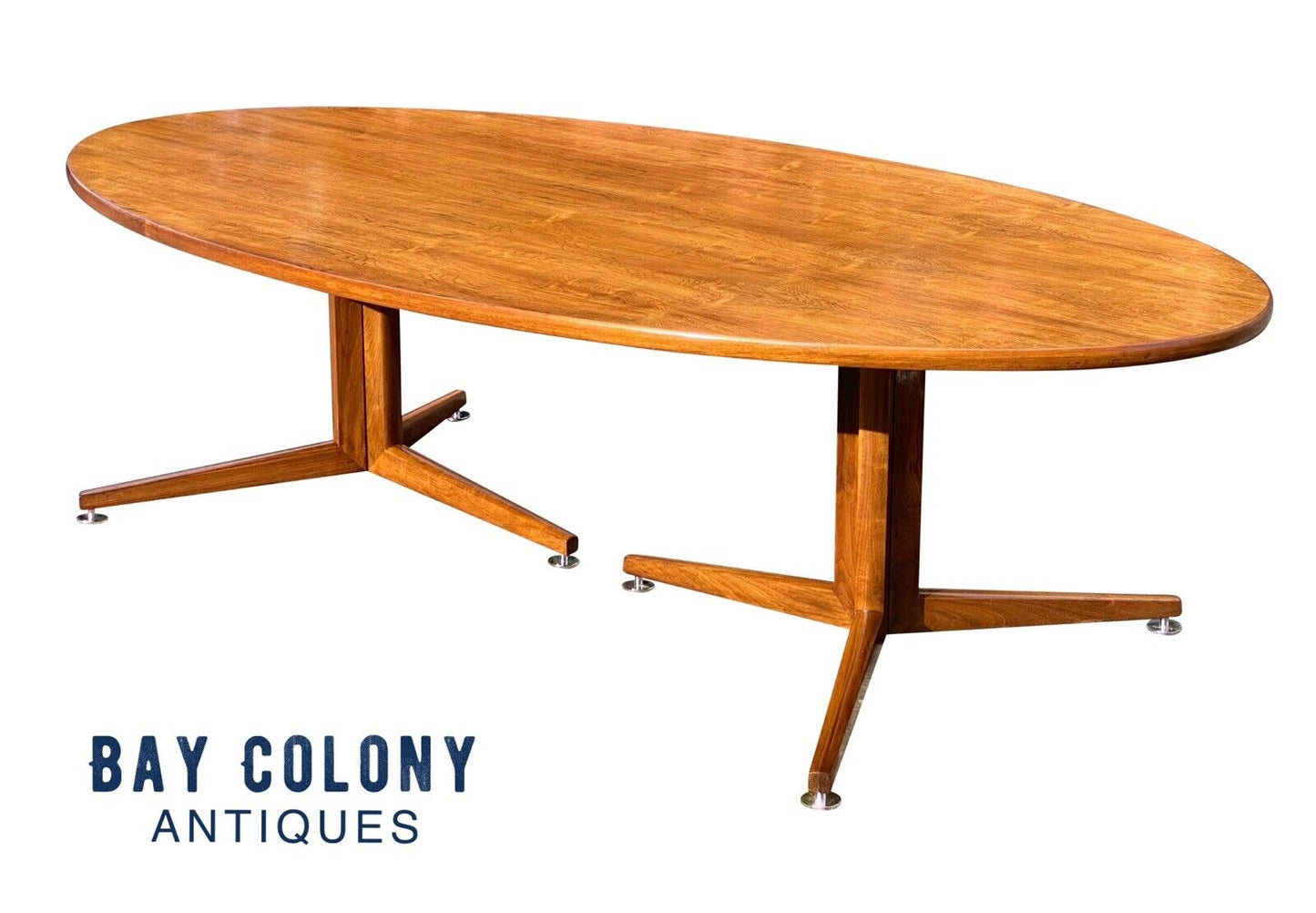 Vintage Mid Century Modern Dunbar Walnut Conference Table - Edward Wormley Table