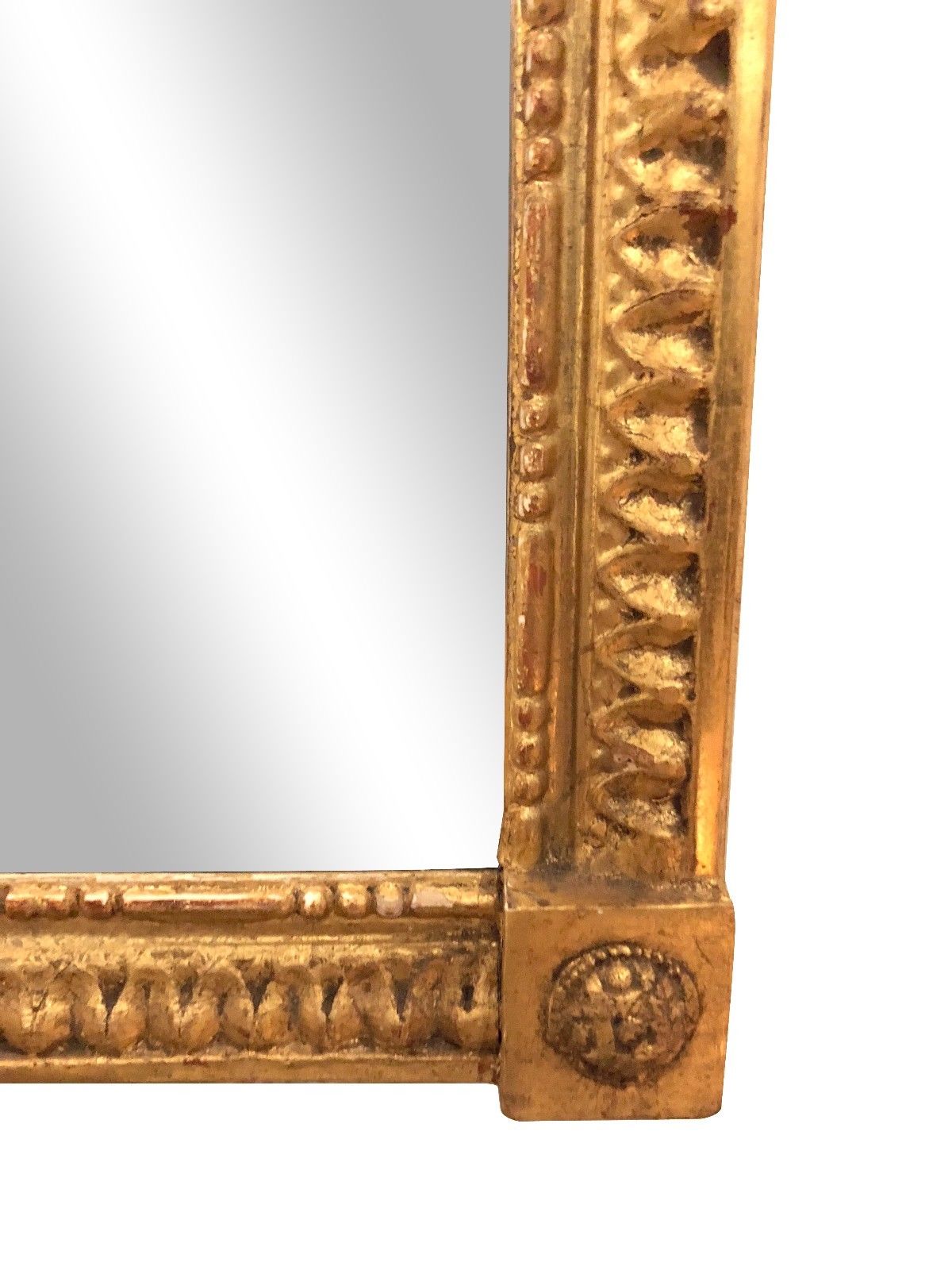 IMPORTANT FEDERAL PERIOD AMERICAN MIRROR WITH EAGLE & 13 STAR SHIELD GOLD GILTED