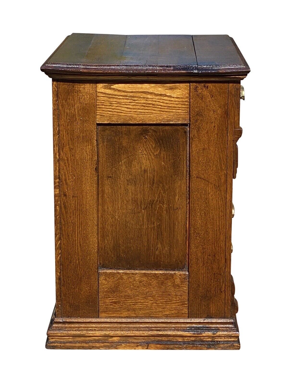 Antique Victorian Oak 6 Drawer File Cabinet / Spool Cabinet