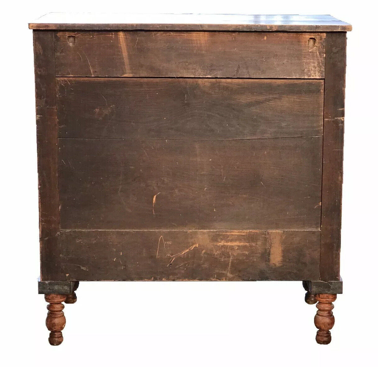 Antique Sheraton New England Cherry & Birds Eye Maple Butlers Desk