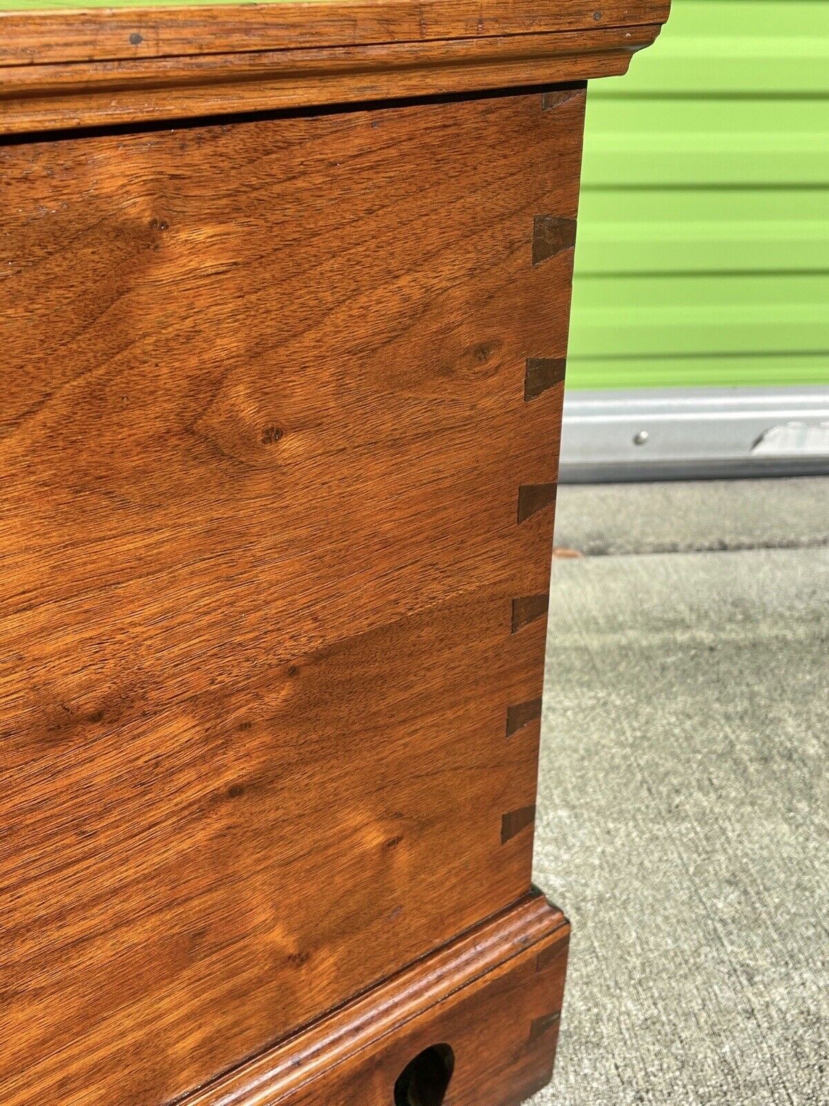 Pair of Queen Anne Style Pennsylvania Walnut Blanket Chests With Secret Interior