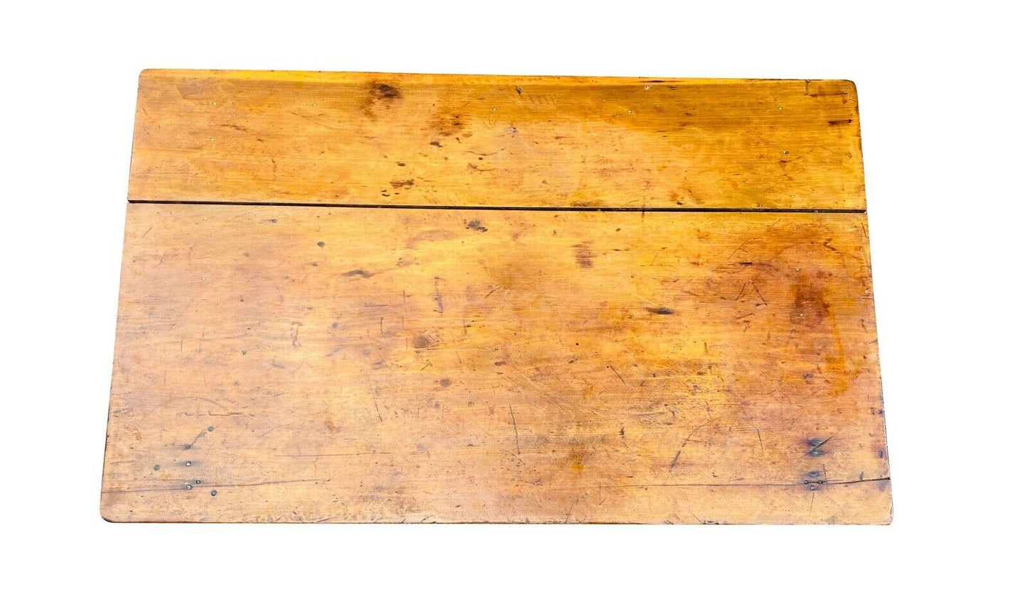 19TH C ANTIQUE COUNTRY PRIMITIVE NEW ENGLAND SCRUBBED PINE TAVERN TABLE ~ 5 FEET