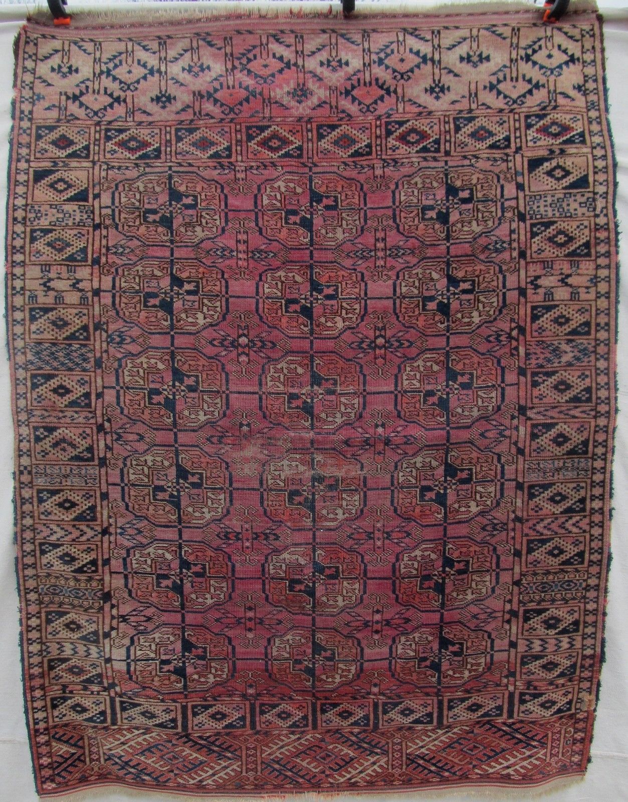 3'-"3 X 5'-5" ANTIQUE TEKKE TURKOMAN ESTATE CARPET