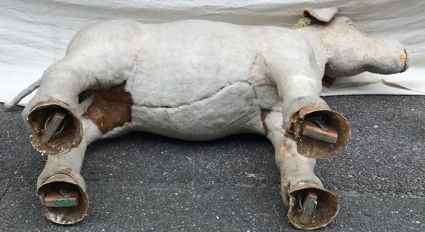 EARLY 20TH C BARNUM & BAILEY LIFE SIZE DONKEY CIRCUS ODDITY