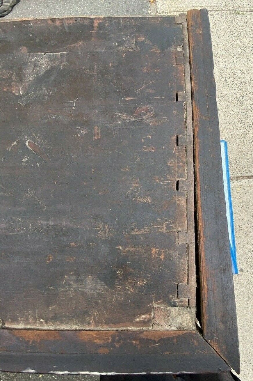 18TH C ANTIQUE GEORGIAN MAHOGANY CHEST ON CHEST / DRESSER ~ TALL CHEST / HIGHBOY