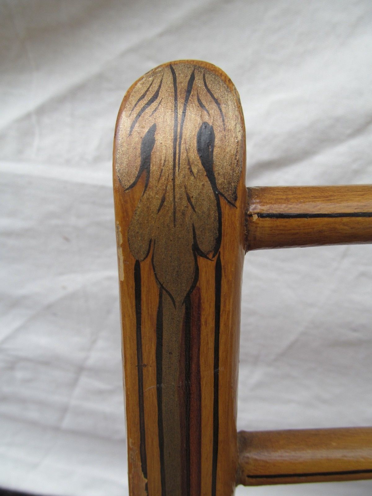 SET OF 8 SHERATON PERIOD FANCY PAINTED CHAIRS CIRCA 1820 IN BEST PAINT SURFACE