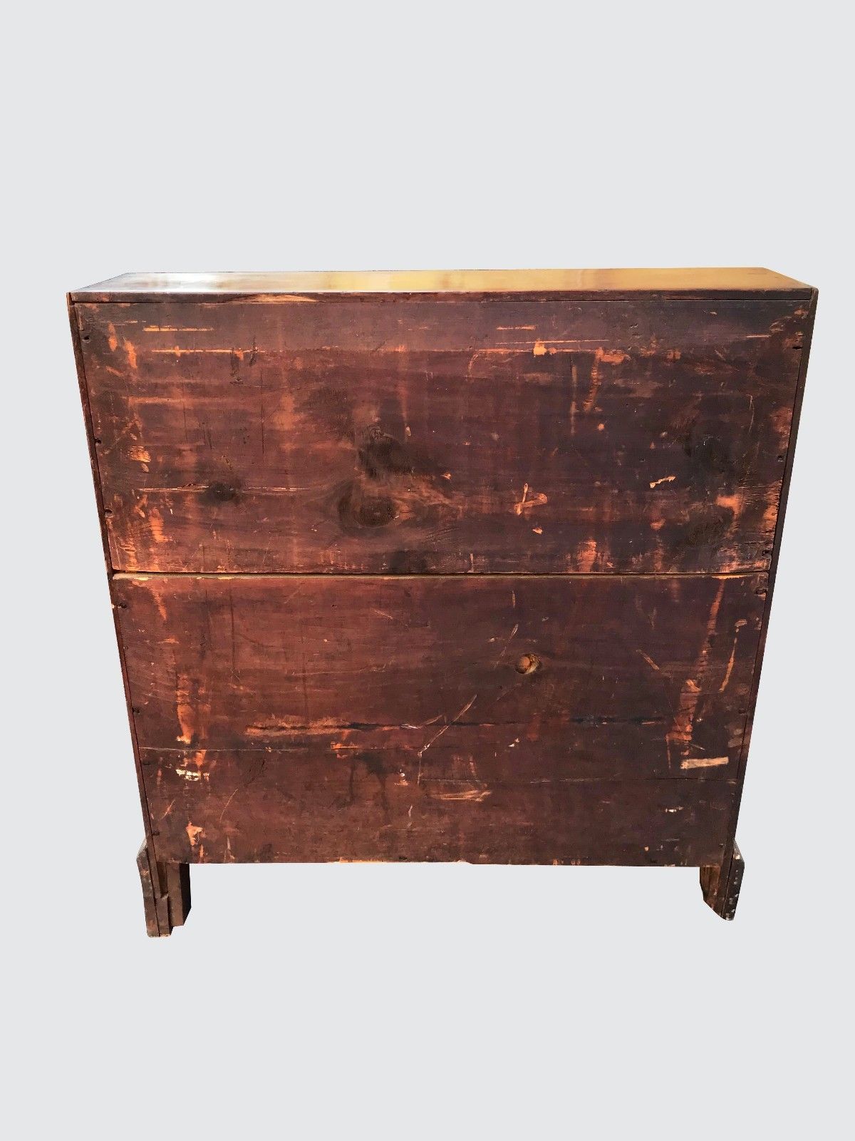 18TH CENTURY QUEEN ANNE PERIOD TIGER MAPLE DESK-A TREASURE!